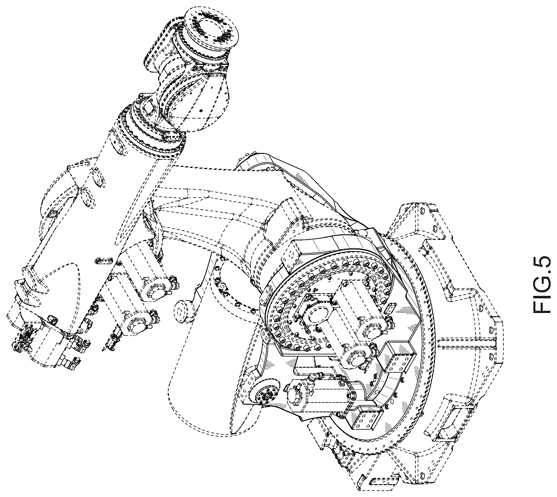 Patent USD1001858 Figure 5 – Industrial robot