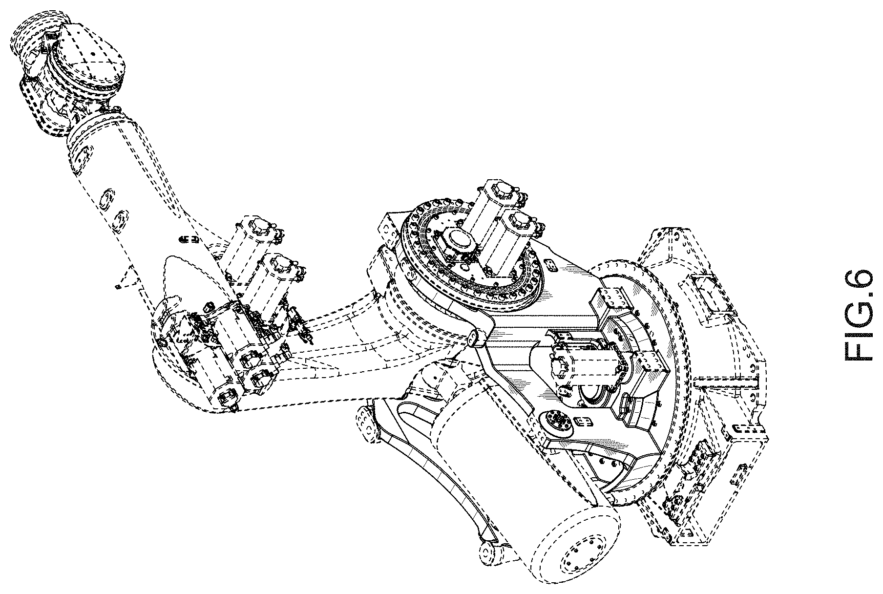 Patent USD1001858 Figure 6 – Industrial robot