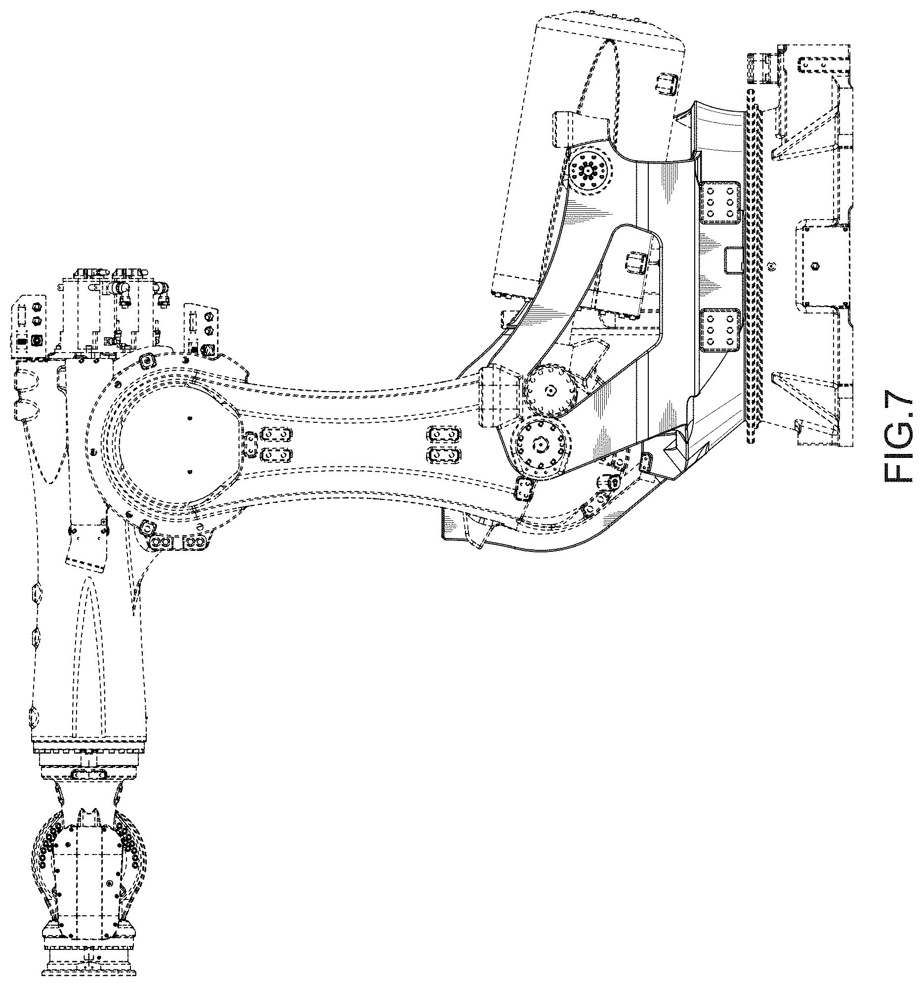 Patent USD1001858 Figure 7 – Industrial robot