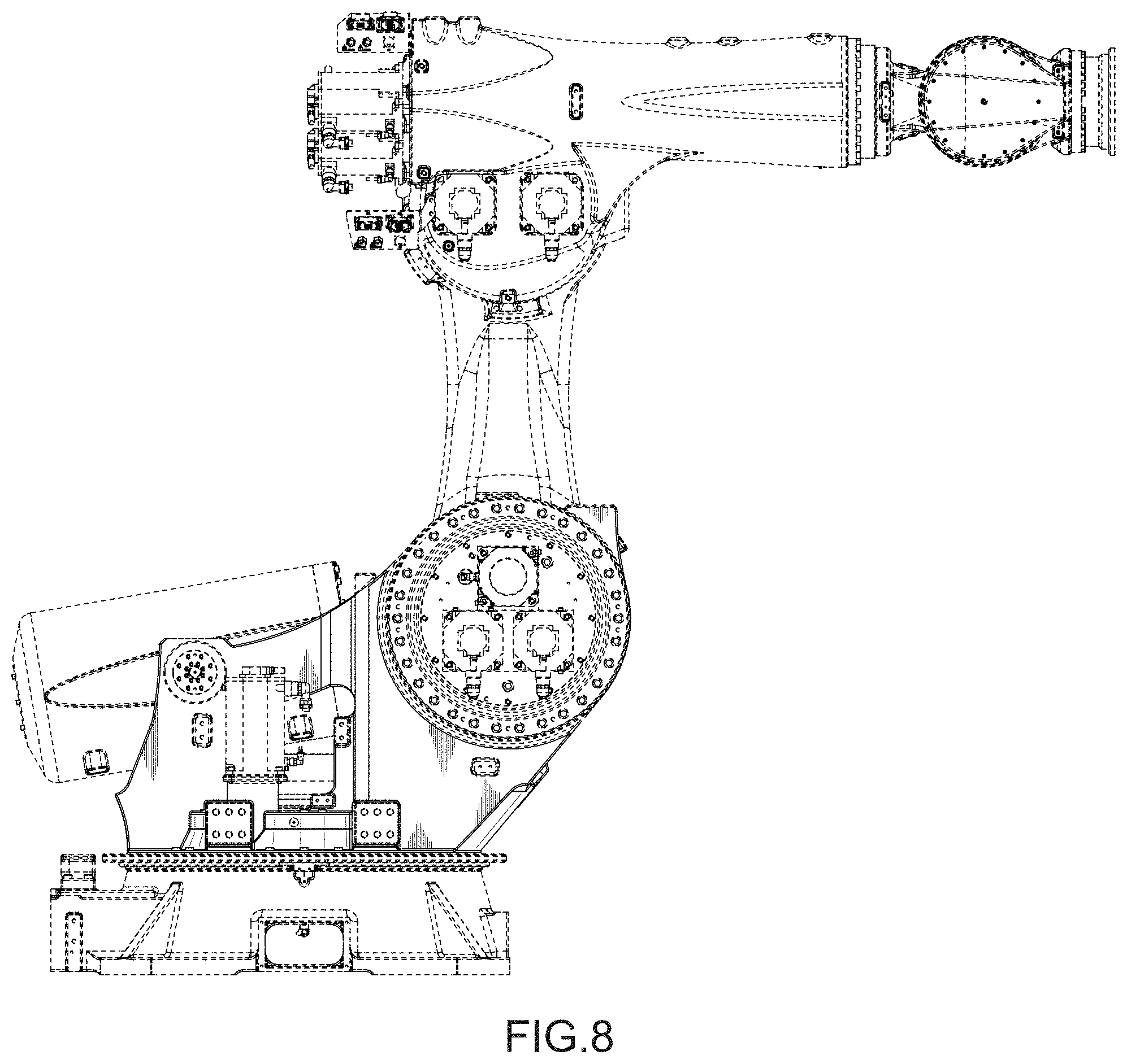 Patent USD1001858 Figure 8 – Industrial robot
