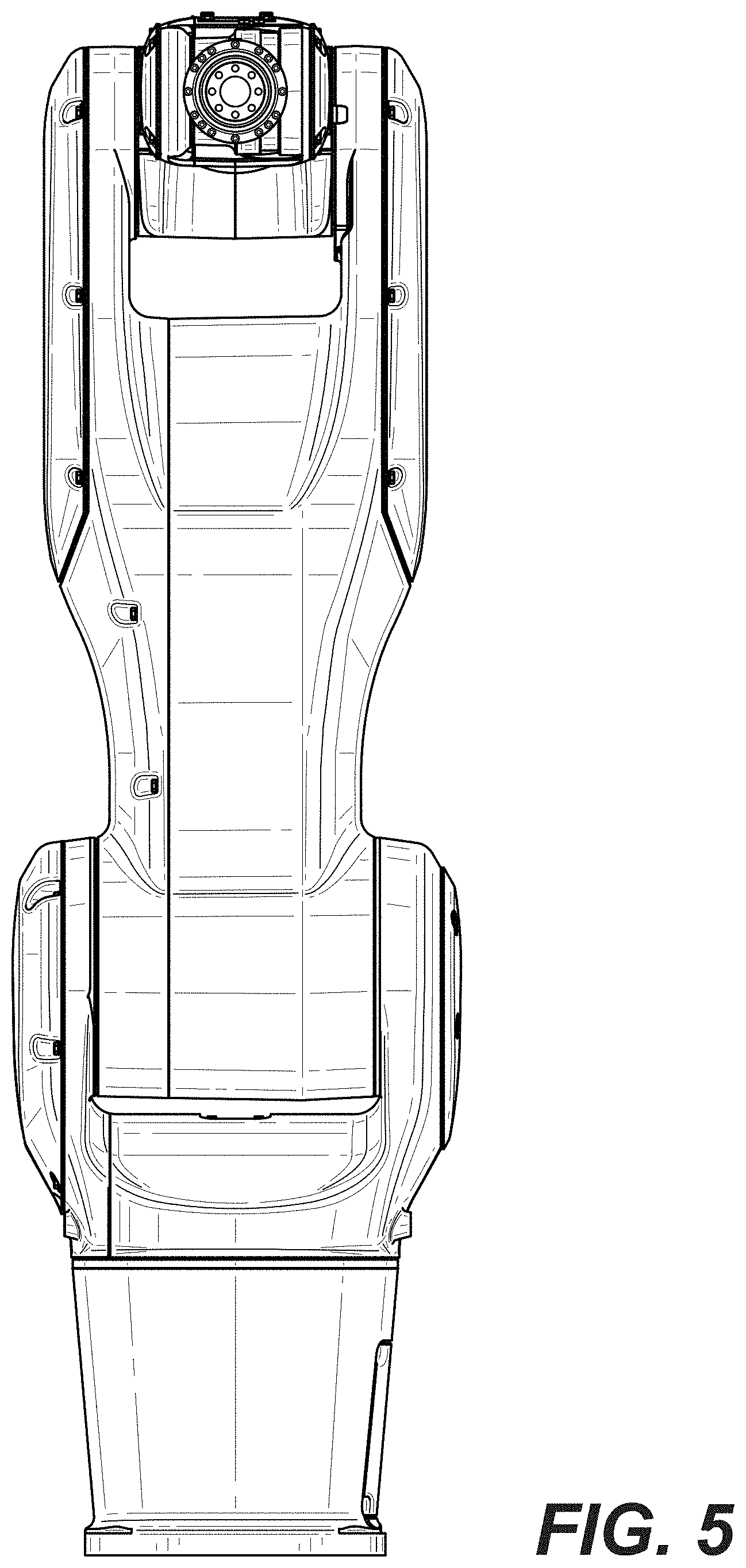 Patent USD1001860 Figure 5 – Industrial robot