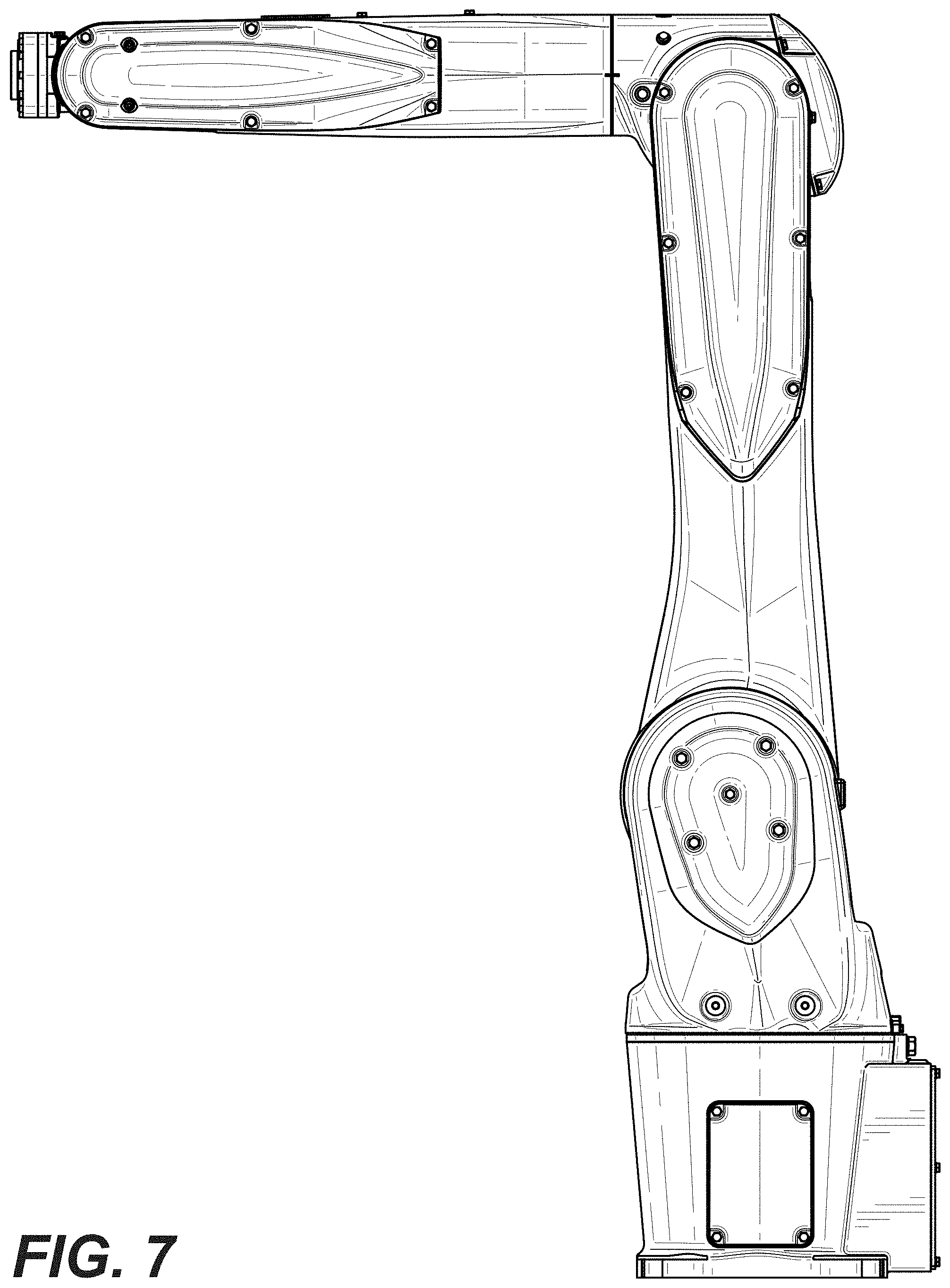 Patent USD1001860 Figure 7 – Industrial robot