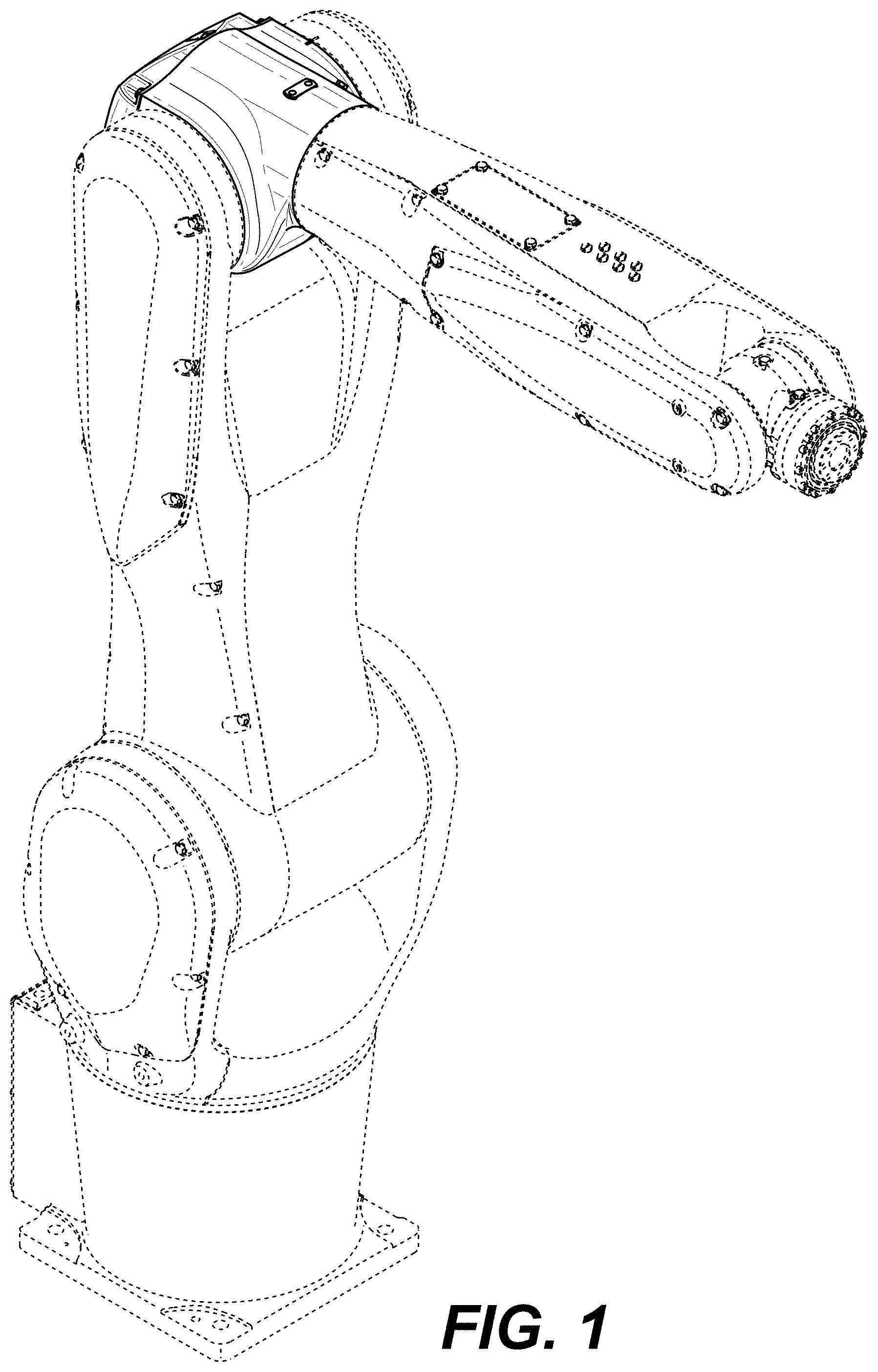 Patent USD1001861 Figure 1 – Industrial robot
