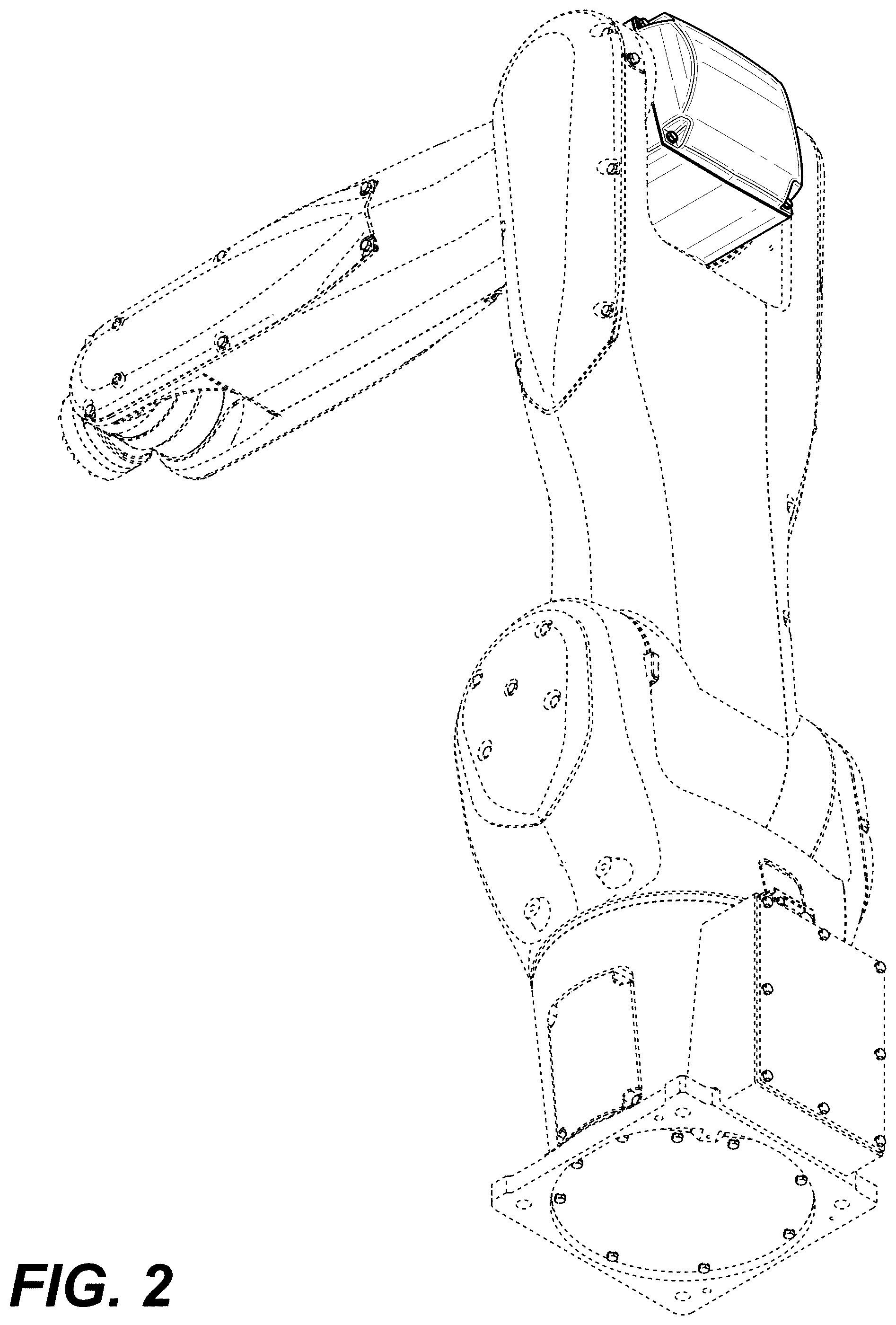 Patent USD1001861 Figure 2 – Industrial robot
