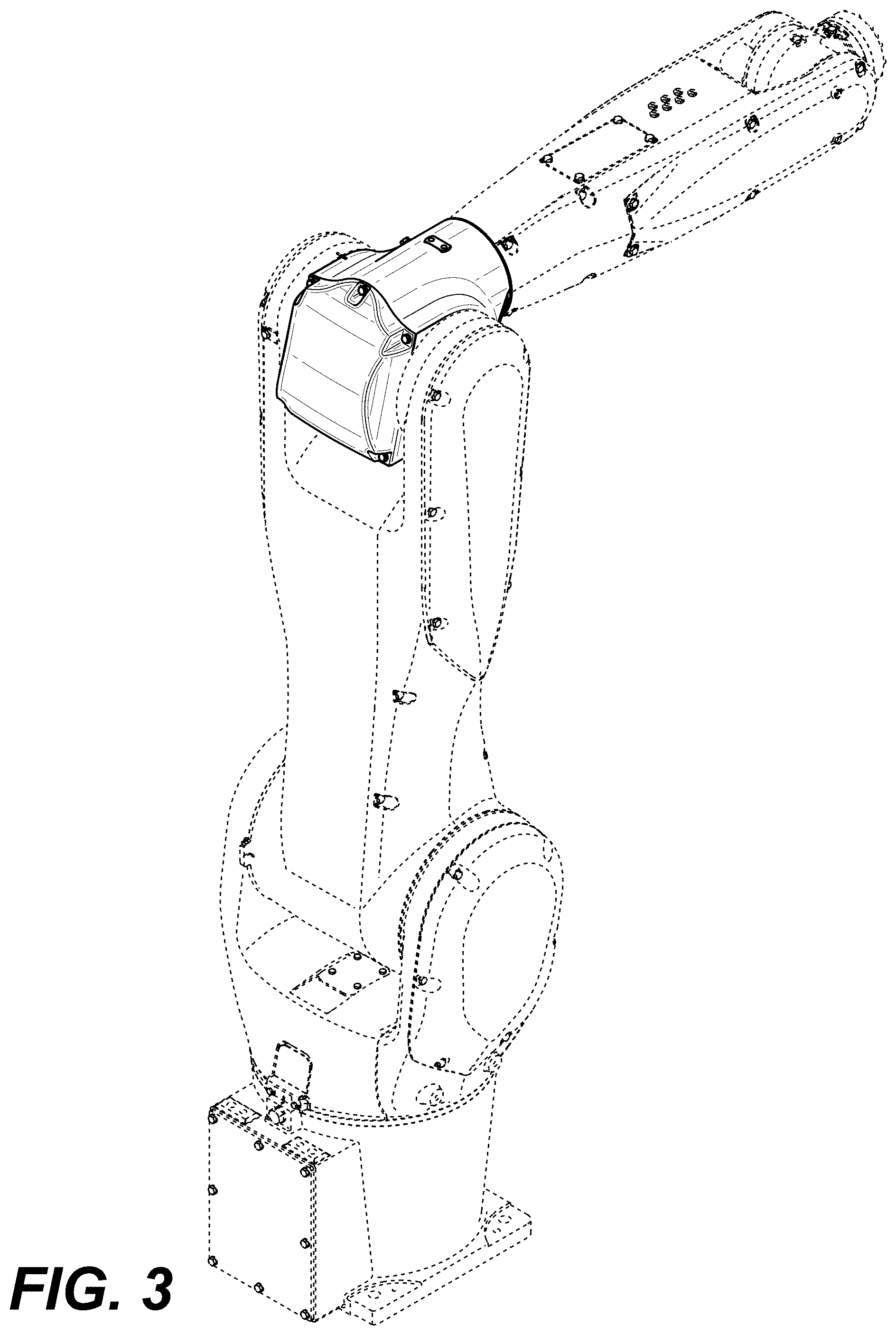 Patent USD1001861 Figure 3 – Industrial robot