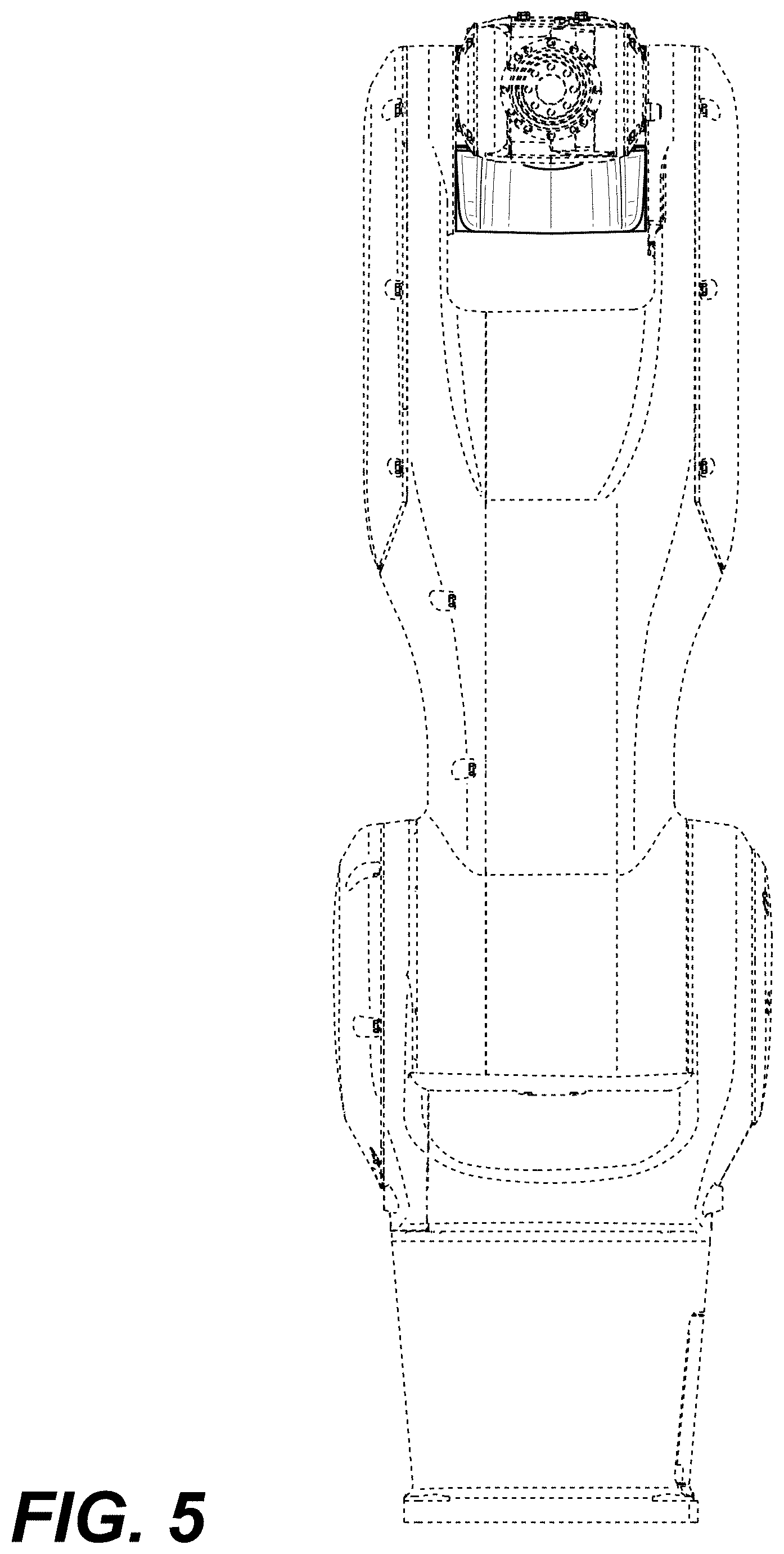 Patent USD1001861 Figure 5 – Industrial robot