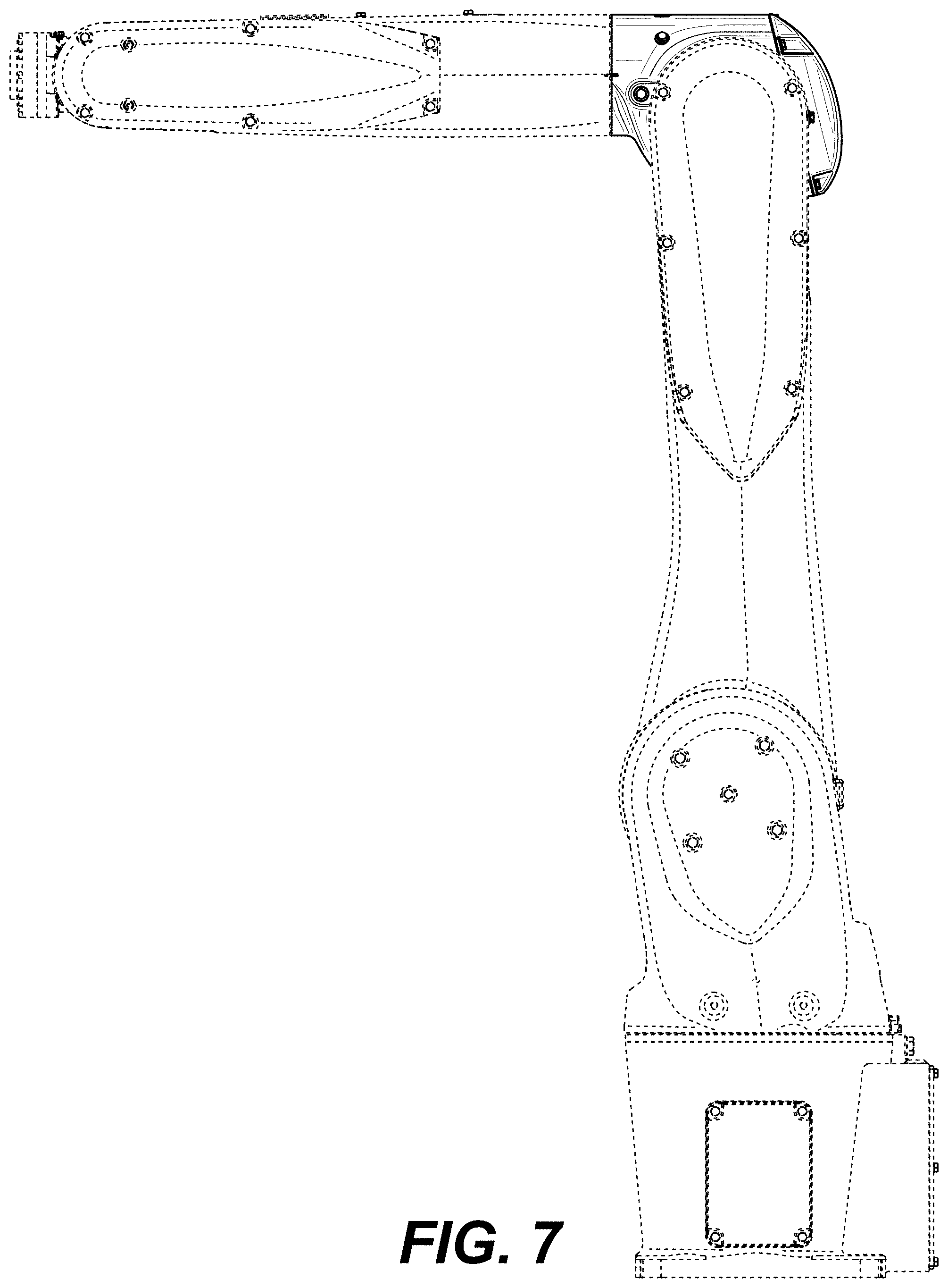 Patent USD1001861 Figure 7 – Industrial robot