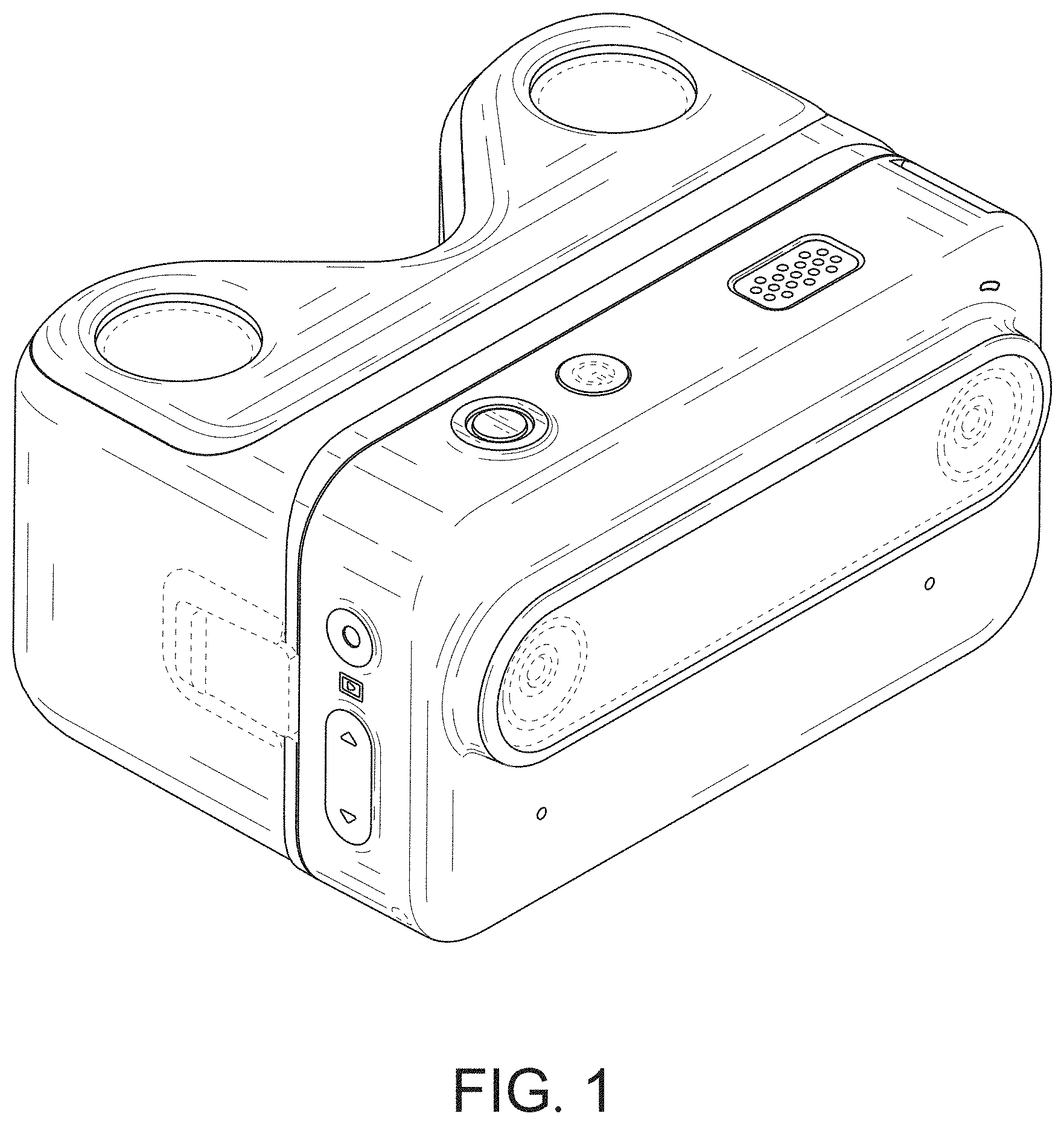 Patent USD1001865 Figure 1 – 3D camera