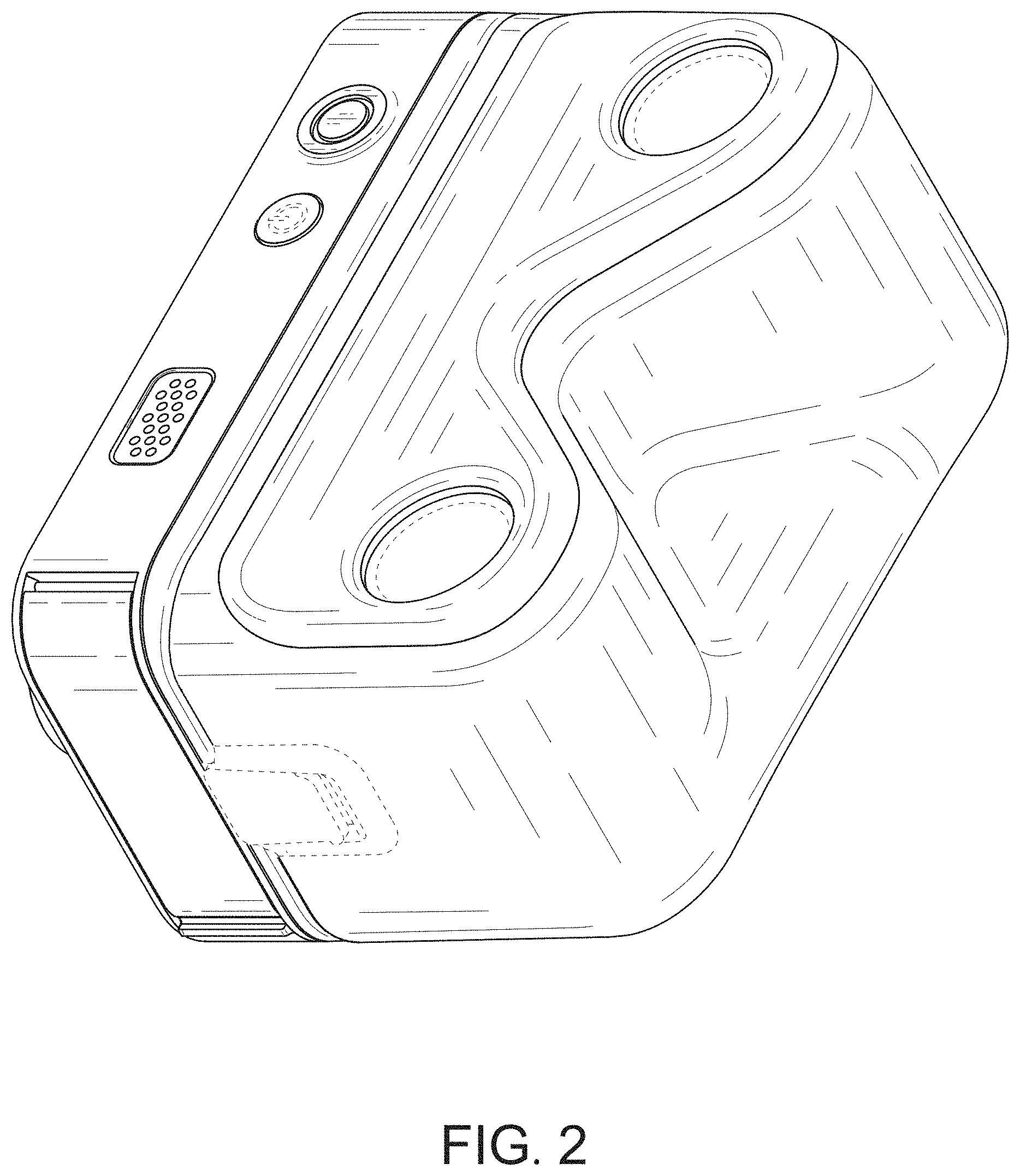 Patent USD1001865 Figure 2 – 3D camera