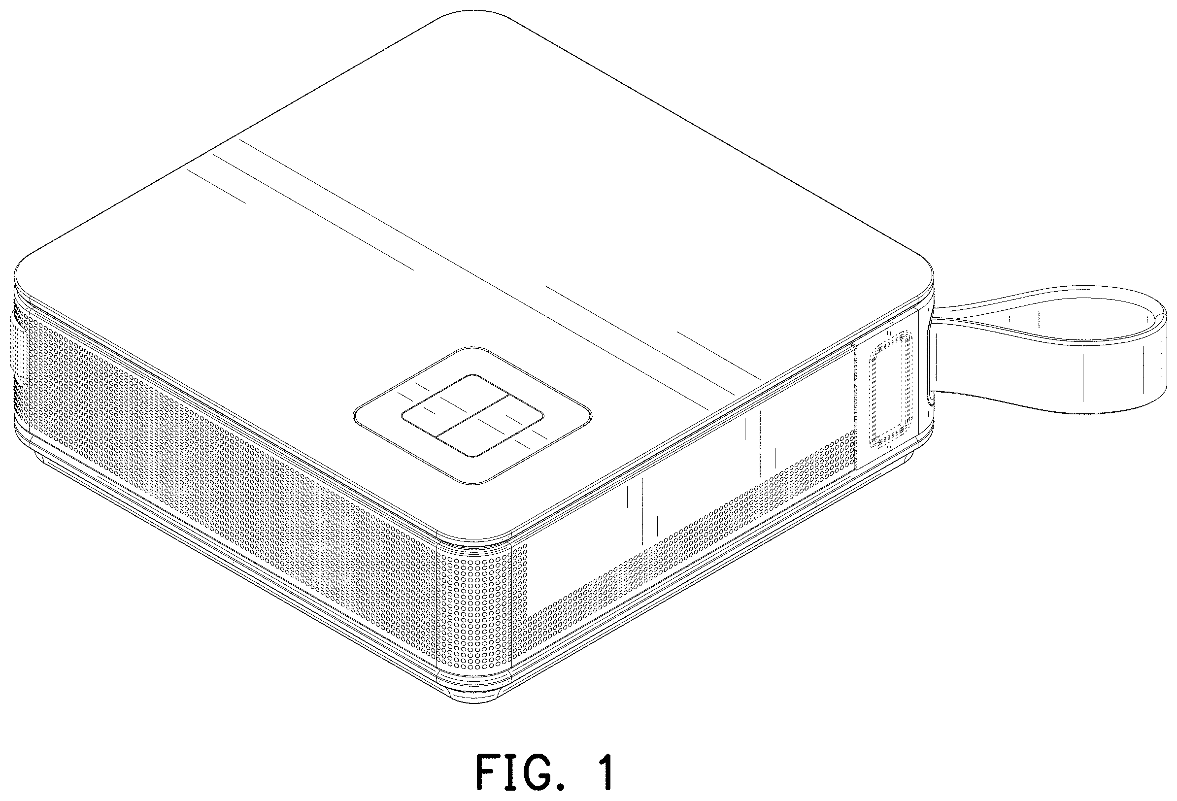 Patent USD1001870 — Portable projector — Figure 1