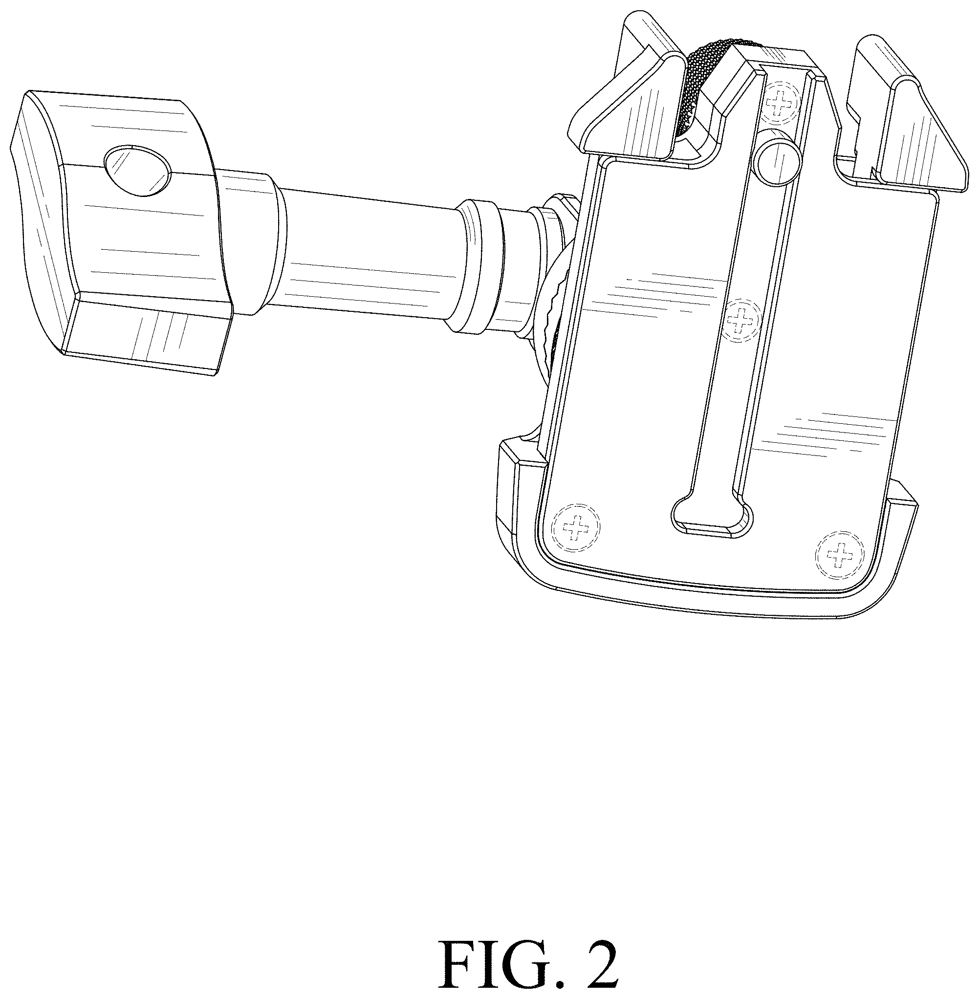 Patent USD1001872 Figure 2 – Camera mount