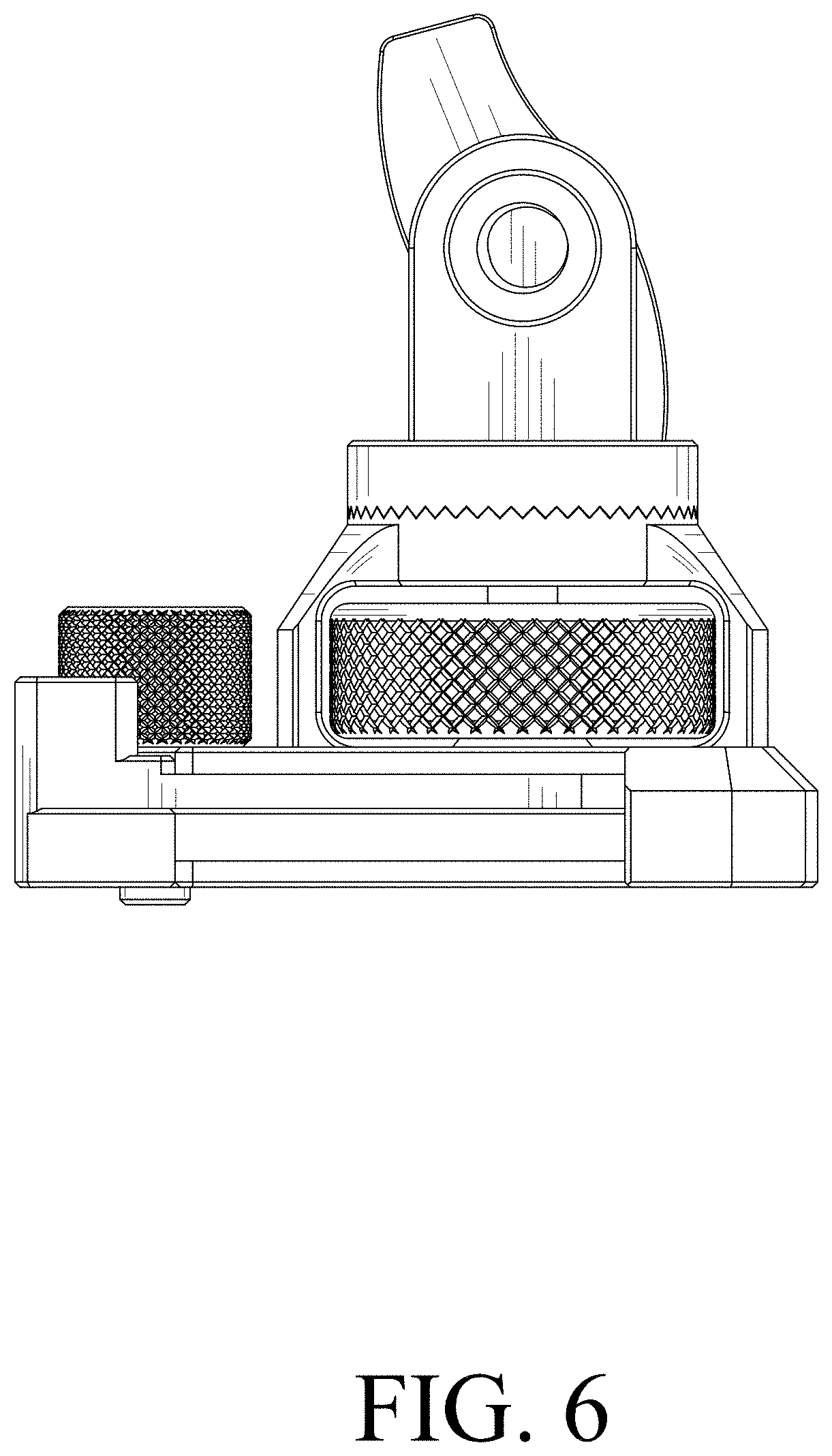 Patent USD1001872 Figure 6 – Camera mount