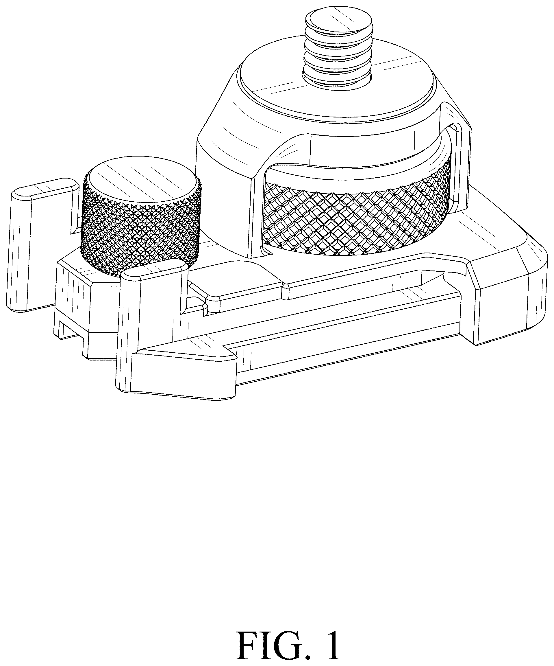 Patent USD1001873 Figure 1 – Camera mount