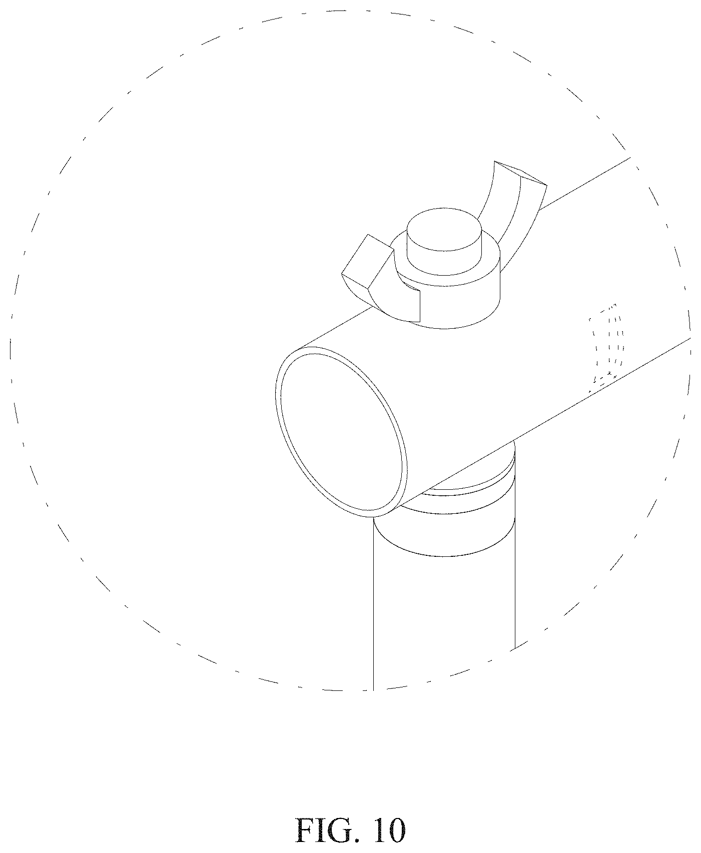 Patent USD1001874 Figure 10 – Backdrop stand