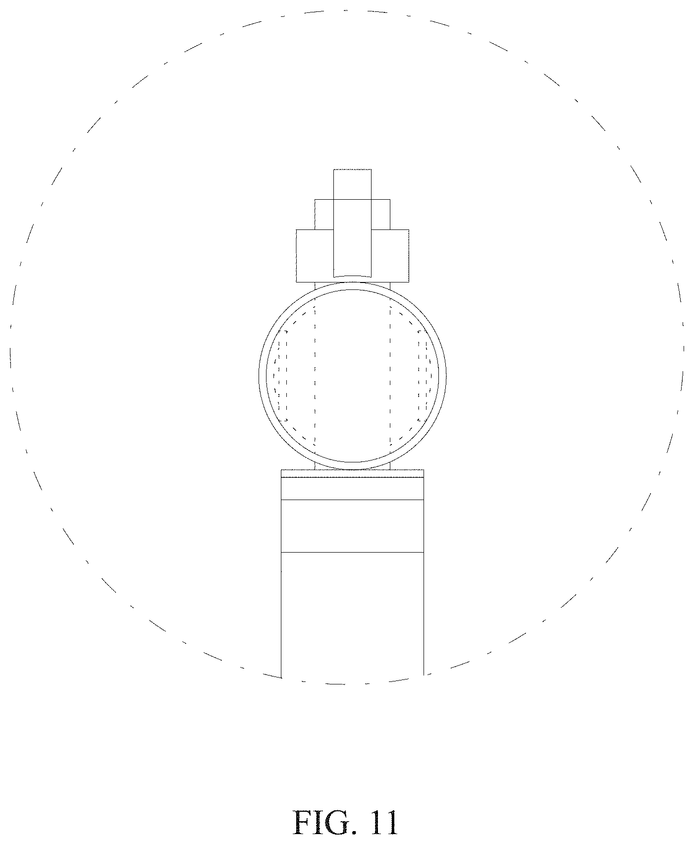 Patent USD1001874 Figure 11 – Backdrop stand