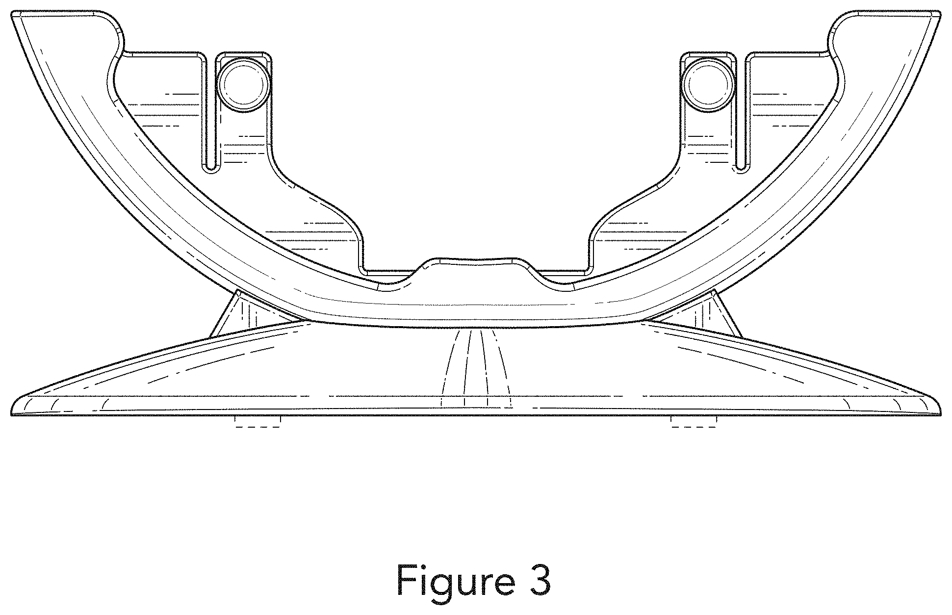Patent USD1001879 Figure 3 – Camera mounting pedestal