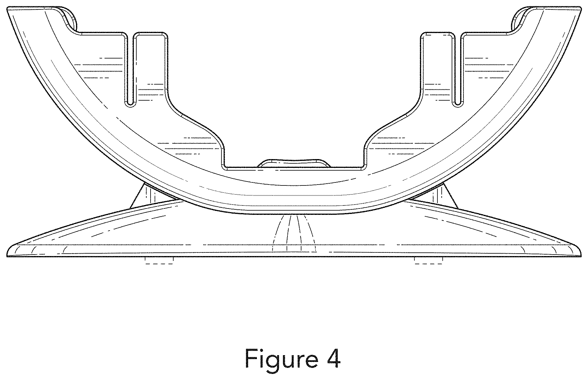 Patent USD1001879 Figure 4 – Camera mounting pedestal