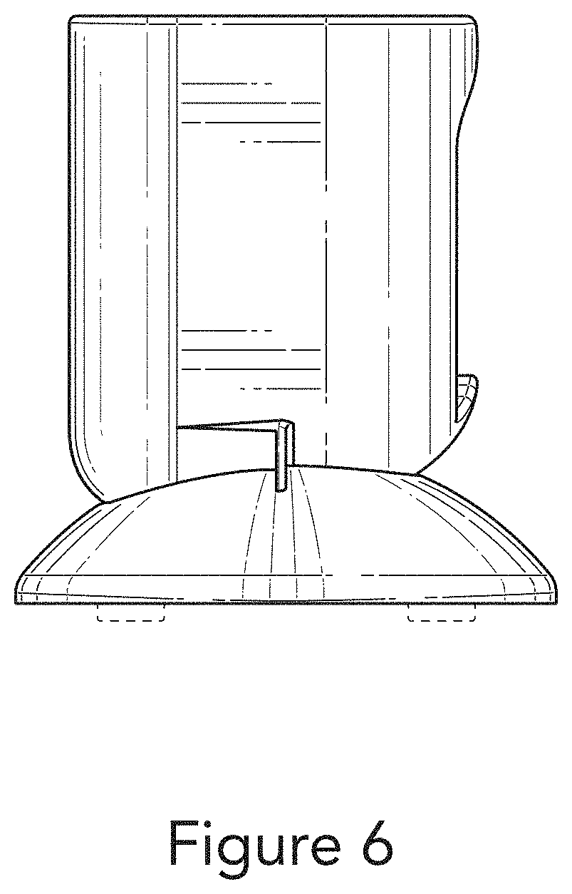 Patent USD1001879 Figure 6 – Camera mounting pedestal