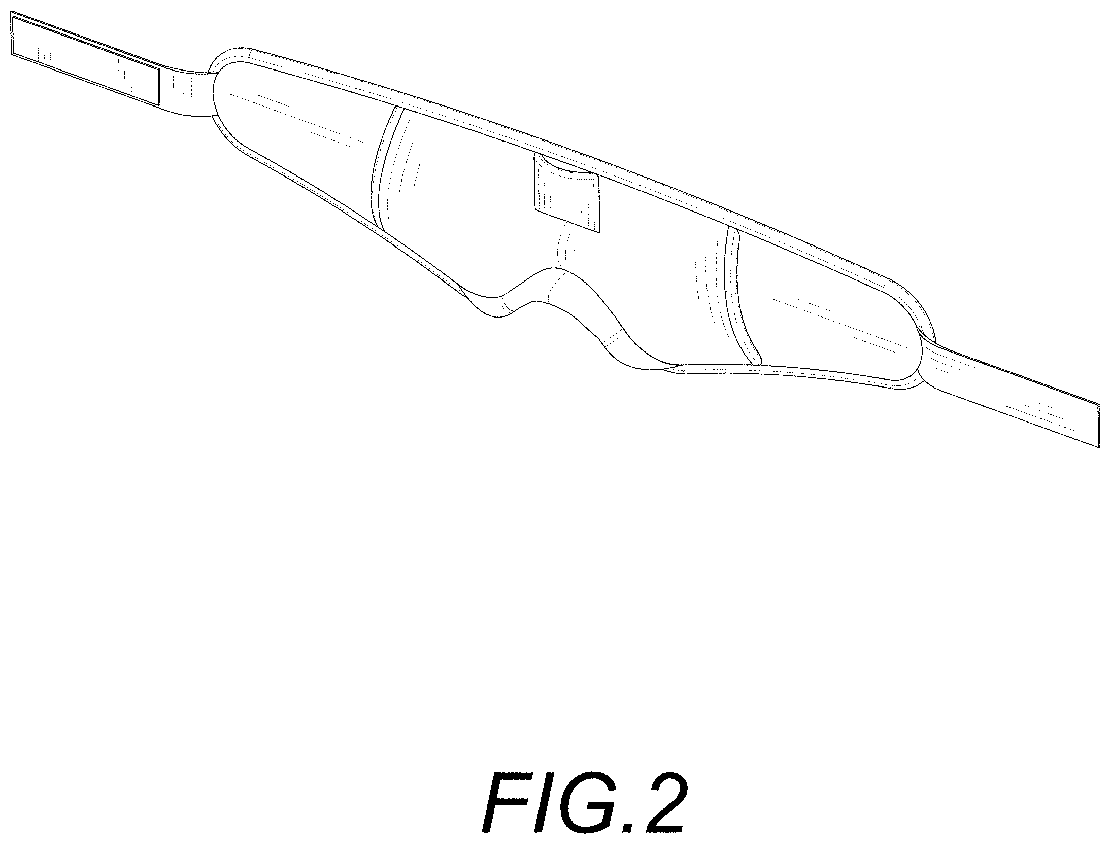 Patent USD1001880 Figure 2 – Ice silk eye mask