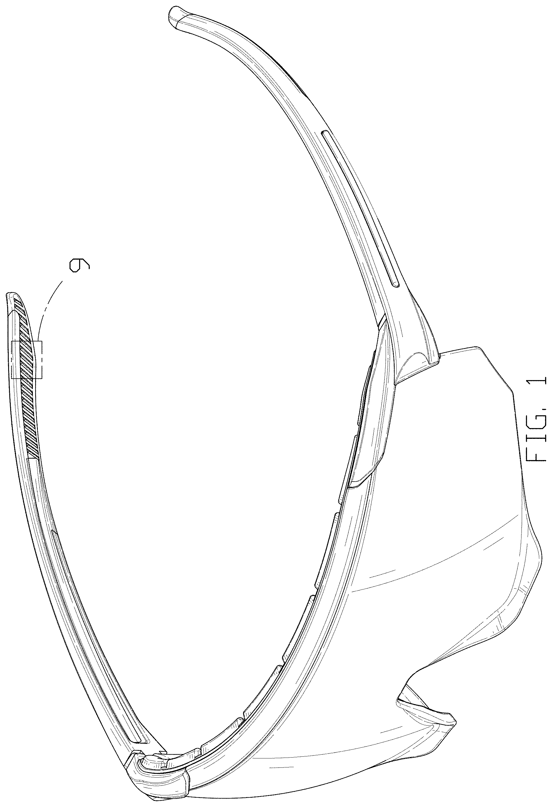 Patent USD1001881 Figure 1 – Sunglasses