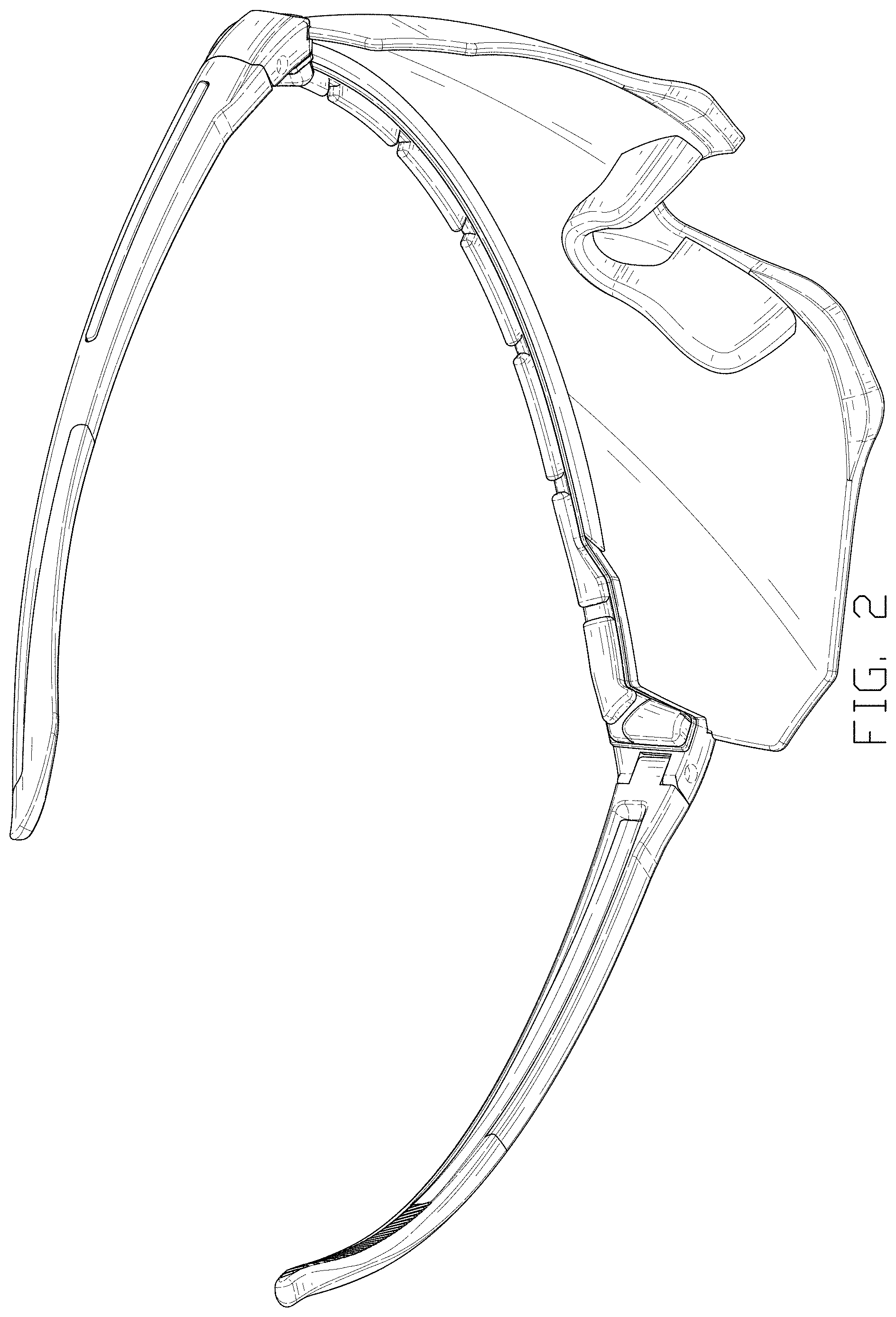 Patent USD1001881 Figure 2 – Sunglasses