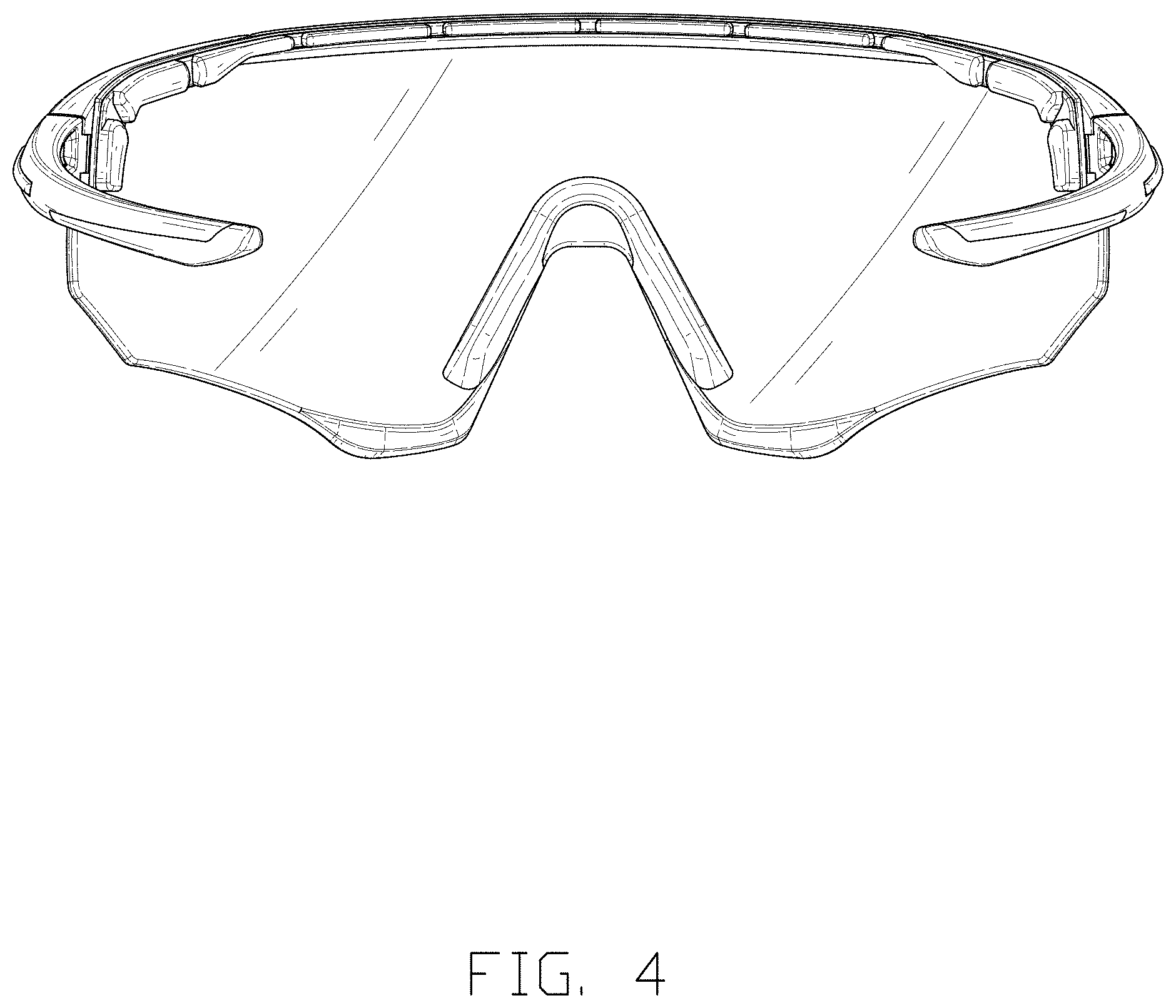 Patent USD1001881 Figure 4 – Sunglasses