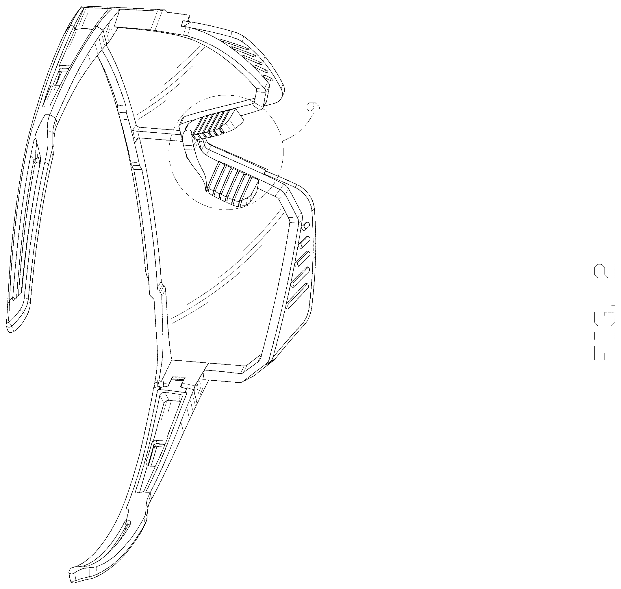 Patent USD1001882 Figure 2 – Sunglasses