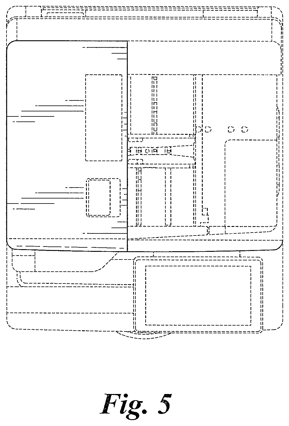 Patent USD1001886 Figure 5 – Printer