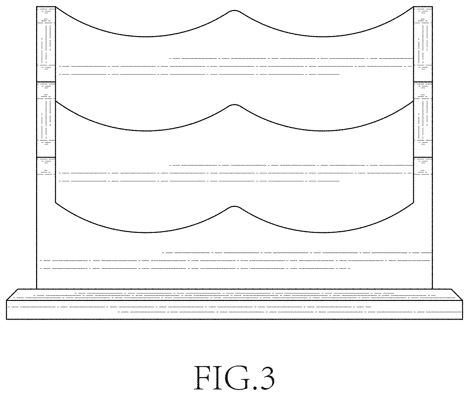 Patent USD1001889 Figure 3 – Business card holder