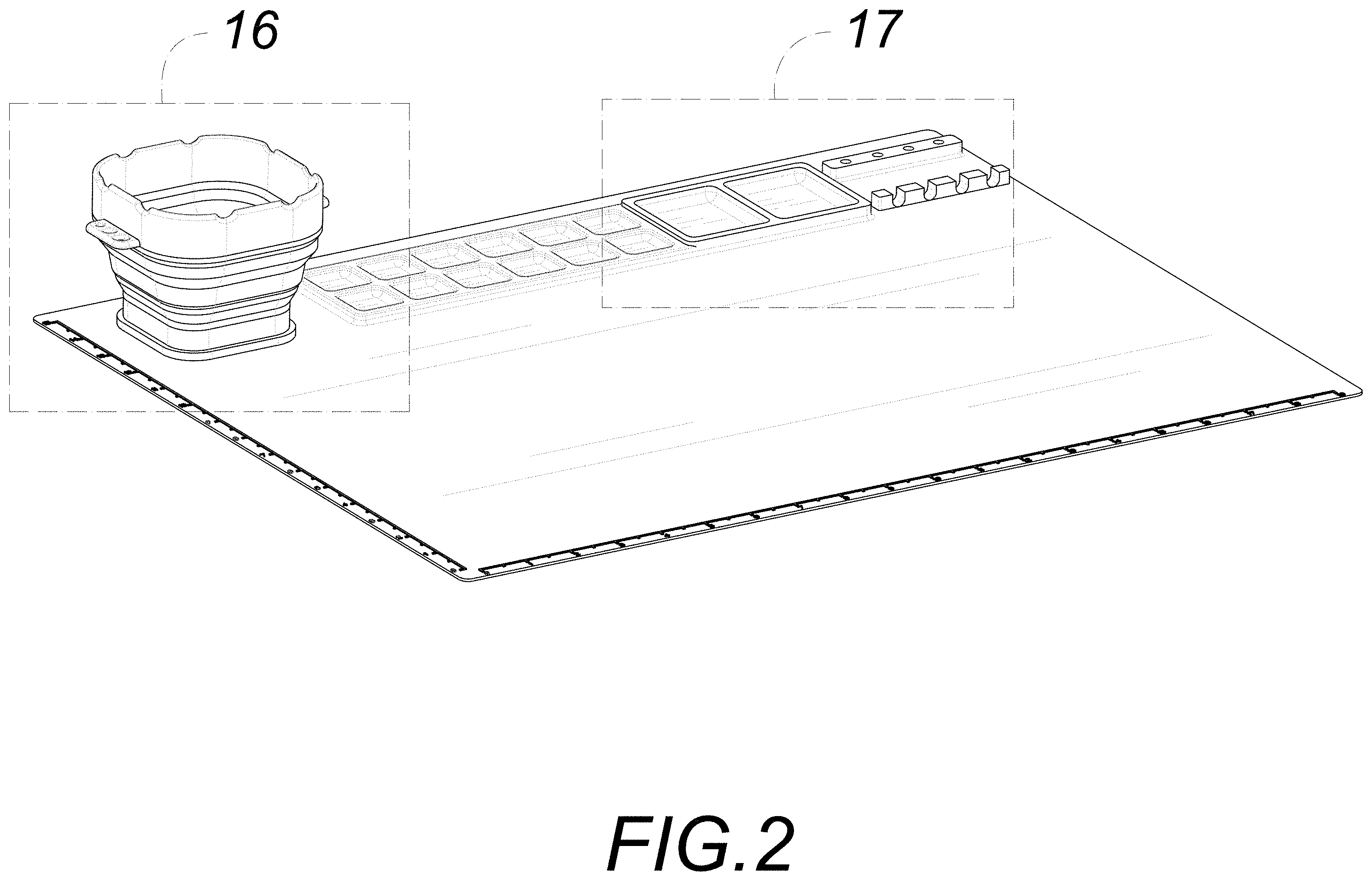 Patent USD1001890 Figure 2 – Painting pad