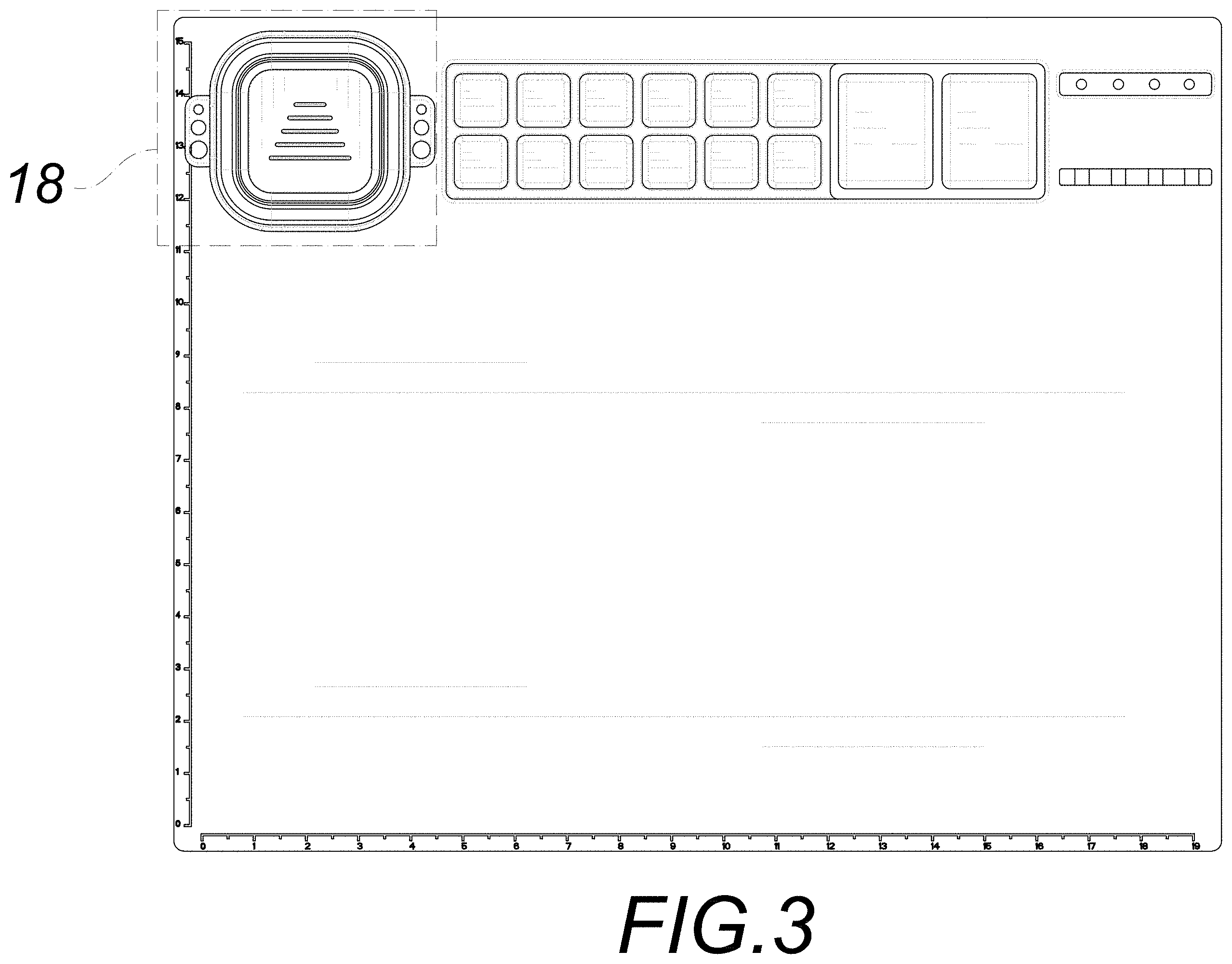 Patent USD1001890 Figure 3 – Painting pad