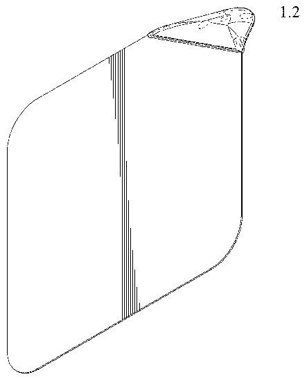 Patent USD1001891 Figure 2 – Writing device
