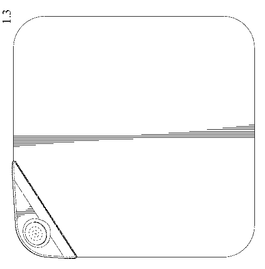 Patent USD1001891 Figure 3 – Writing device