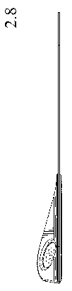 Patent USD1001891 Figure 16 – Writing device