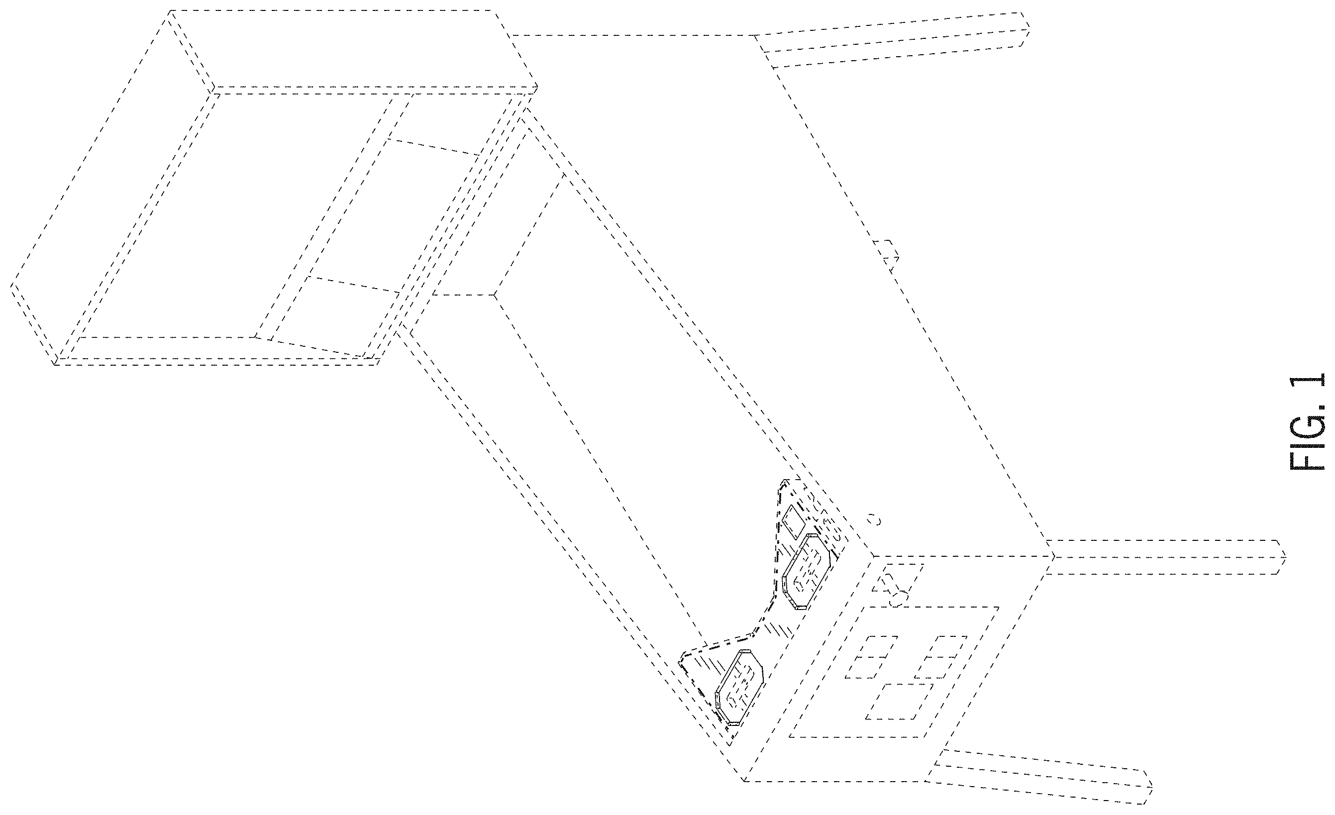 Patent USD1001896 Figure 1 – Playfield arch for a pinball machine