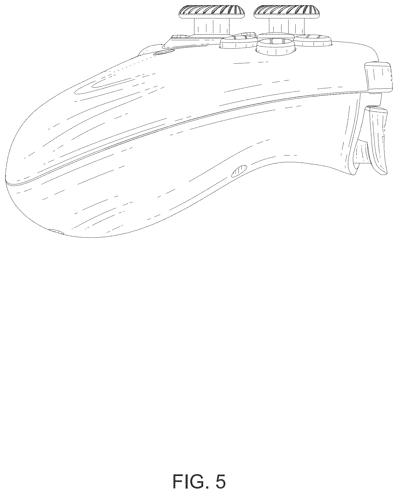 Patent USD1001897 Figure 5 – Game controller