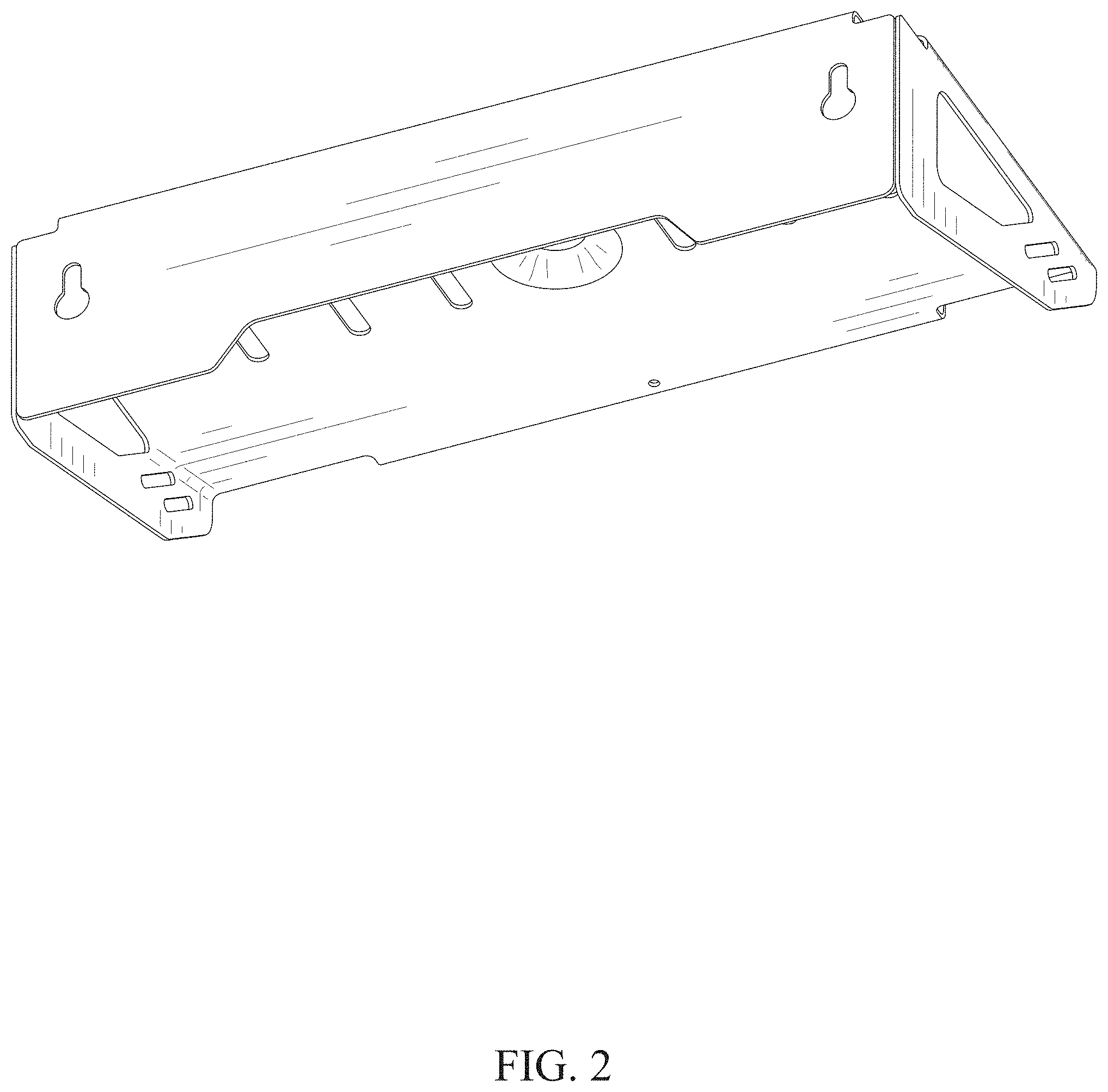Patent USD1001899 Figure 2 – Wall mount bracket for video game console