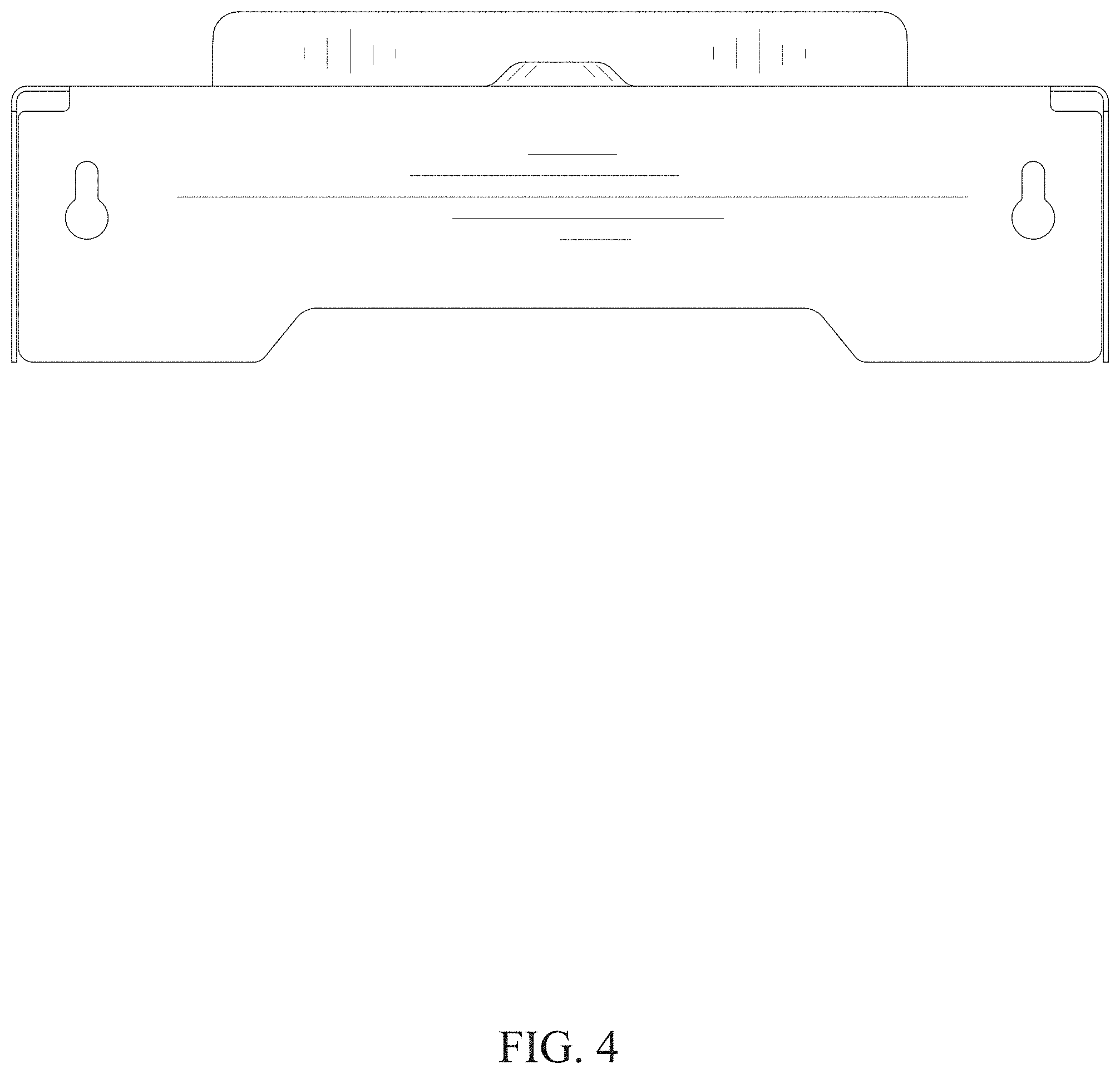 Patent USD1001899 Figure 4 – Wall mount bracket for video game console