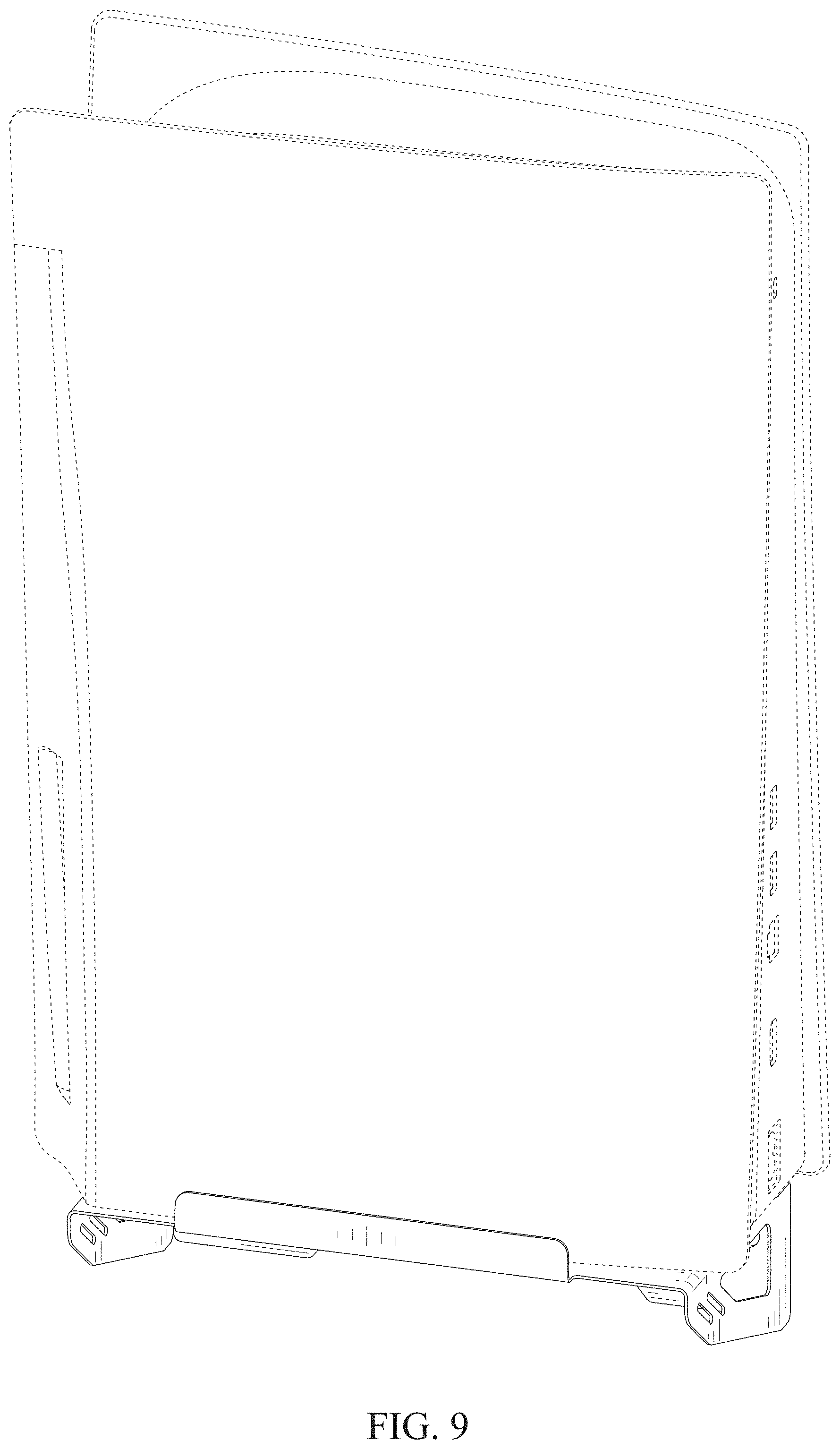 Patent USD1001899 Figure 9 – Wall mount bracket for video game console