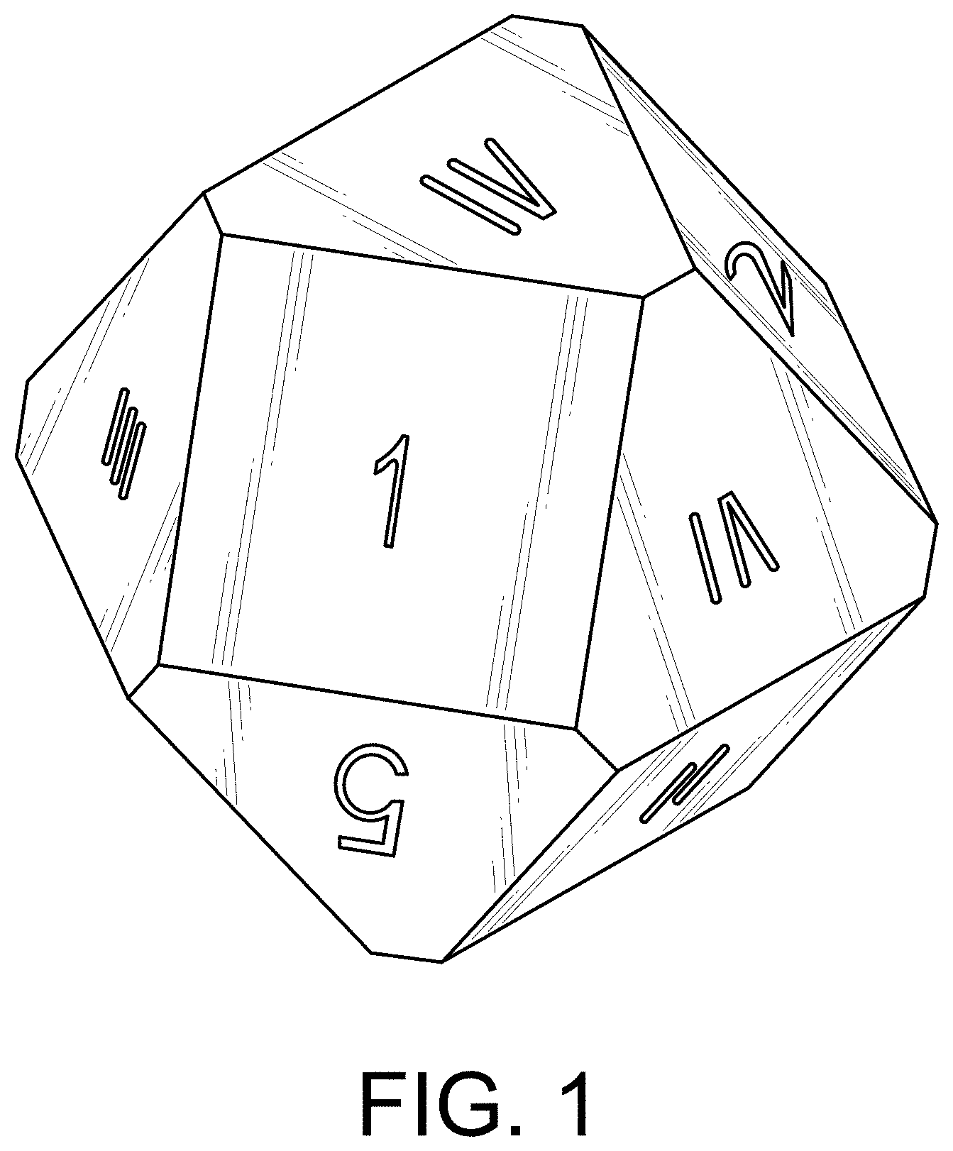 Patent USD1001901 Figure 1 – Game ball