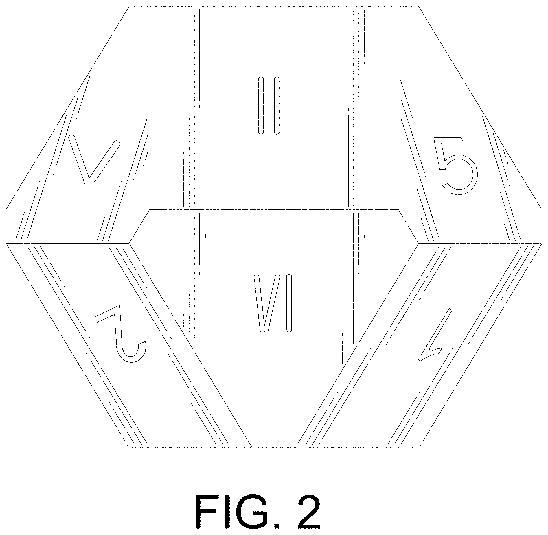 Patent USD1001901 Figure 2 – Game ball