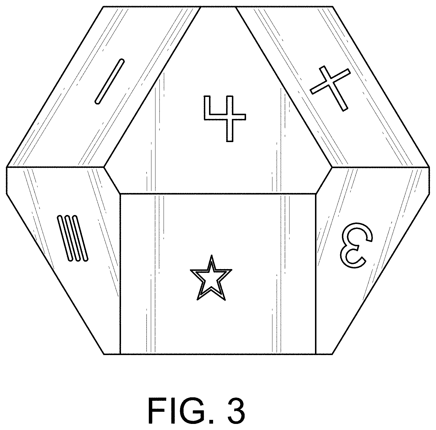 Patent USD1001901 Figure 3 – Game ball