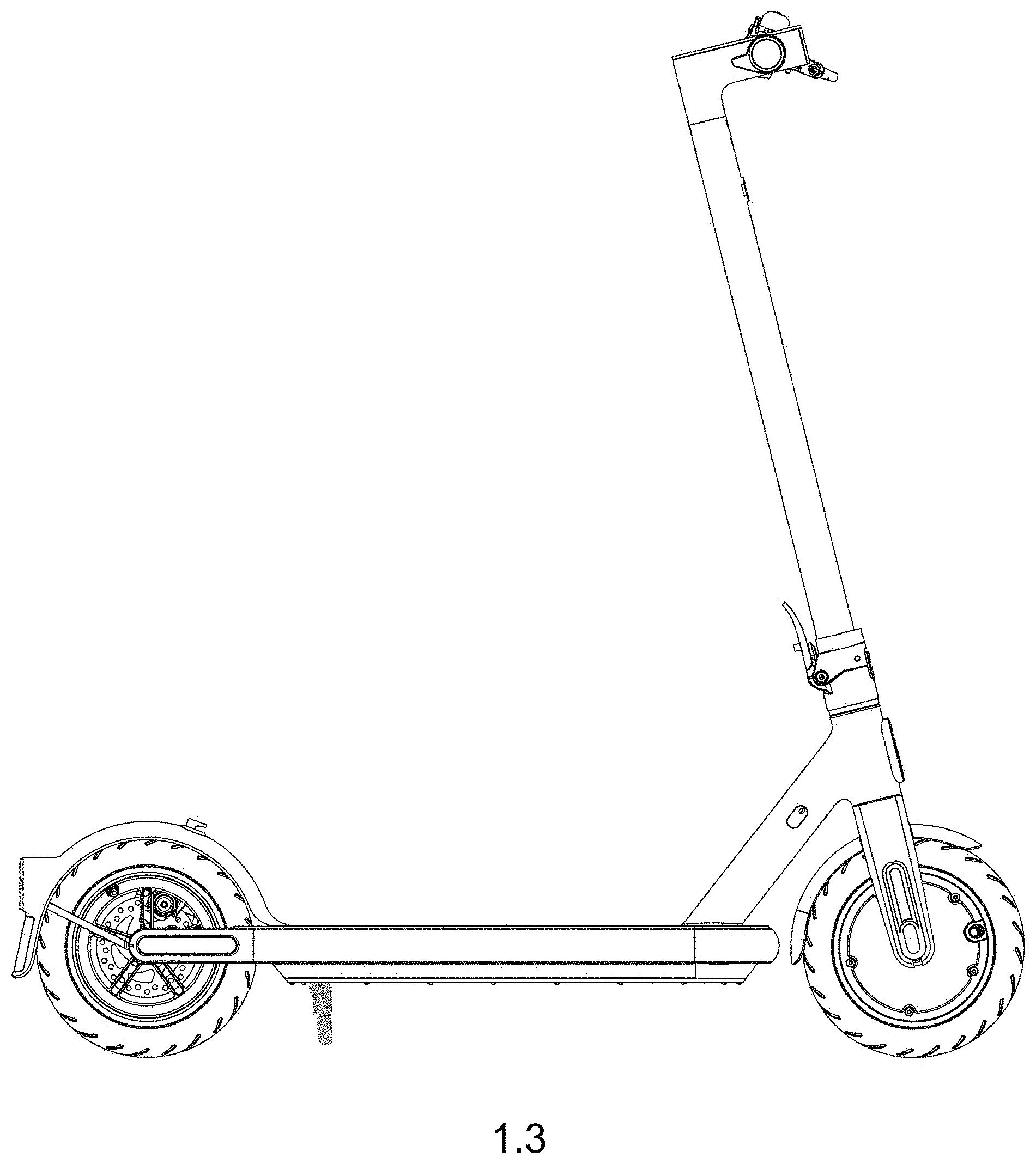 Patent USD1001904 Figure 2 – Scooter