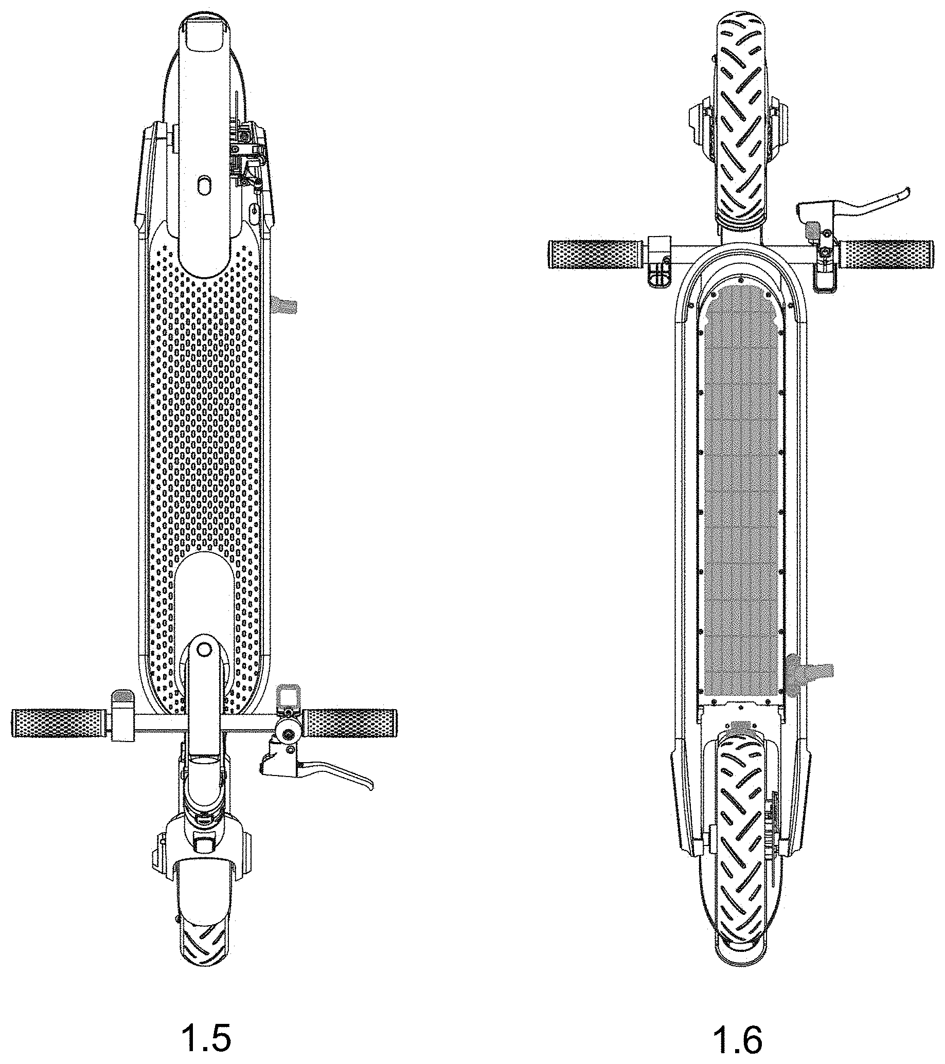 Patent USD1001904 Figure 4 – Scooter