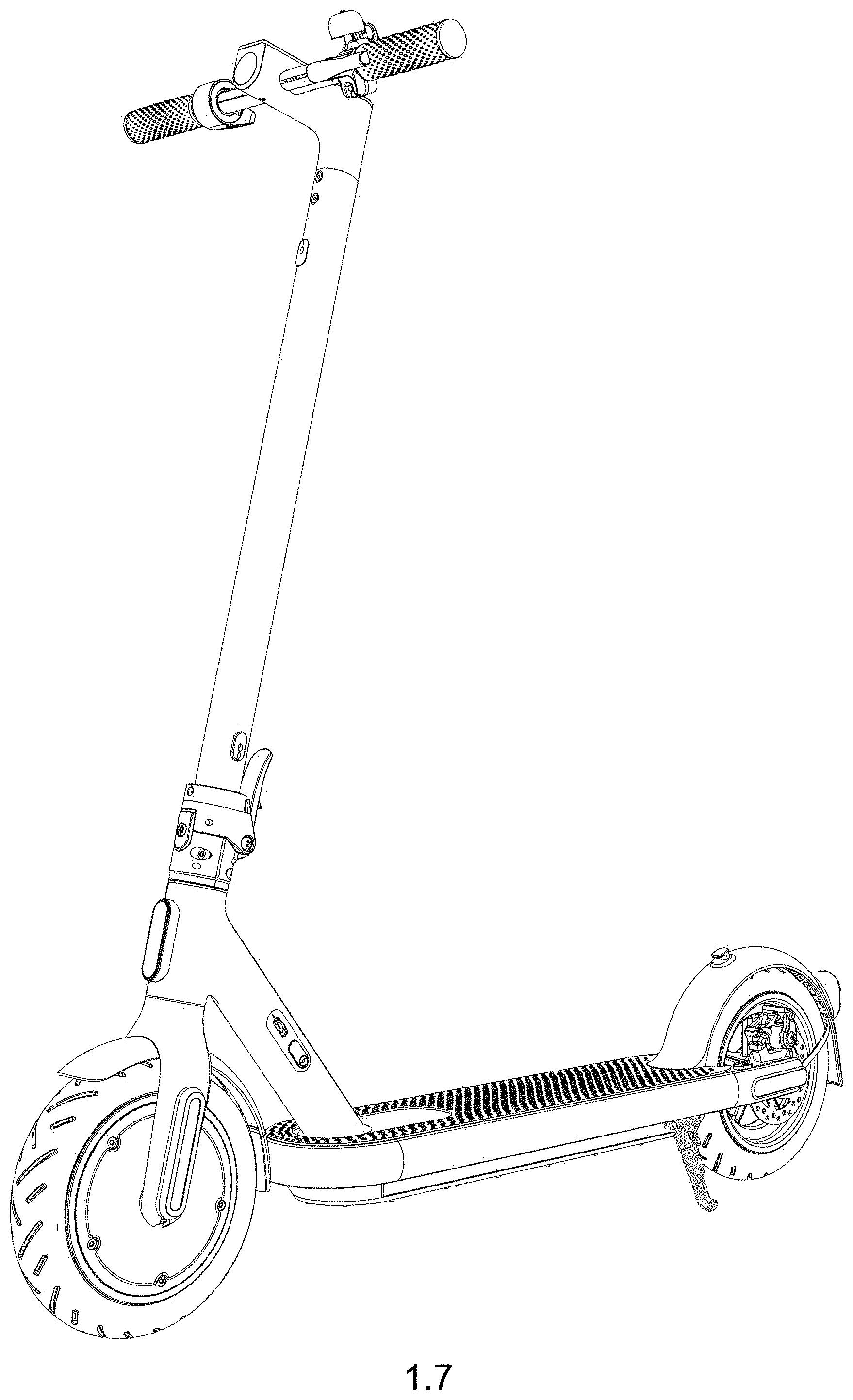 Patent USD1001904 Figure 5 – Scooter