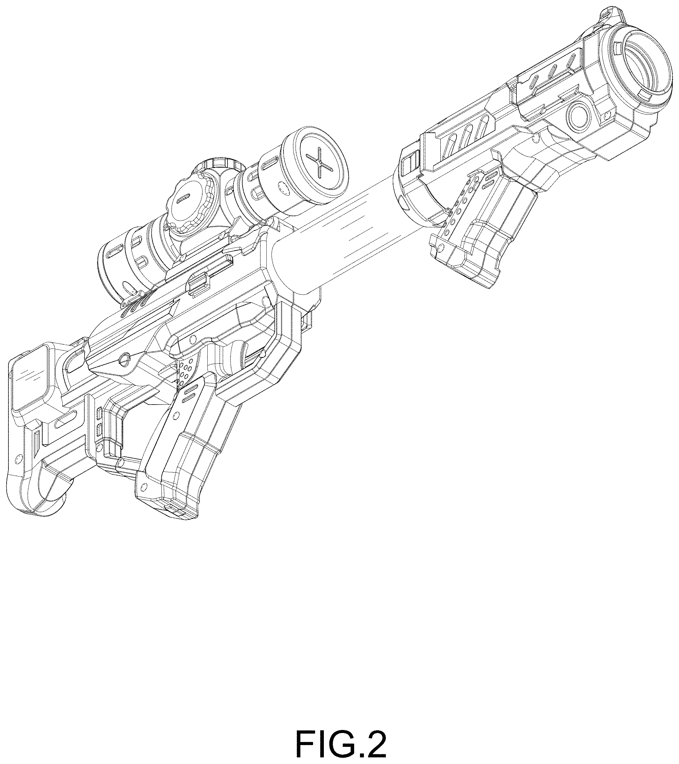 Patent USD1001917 Figure 2 – Toy gun