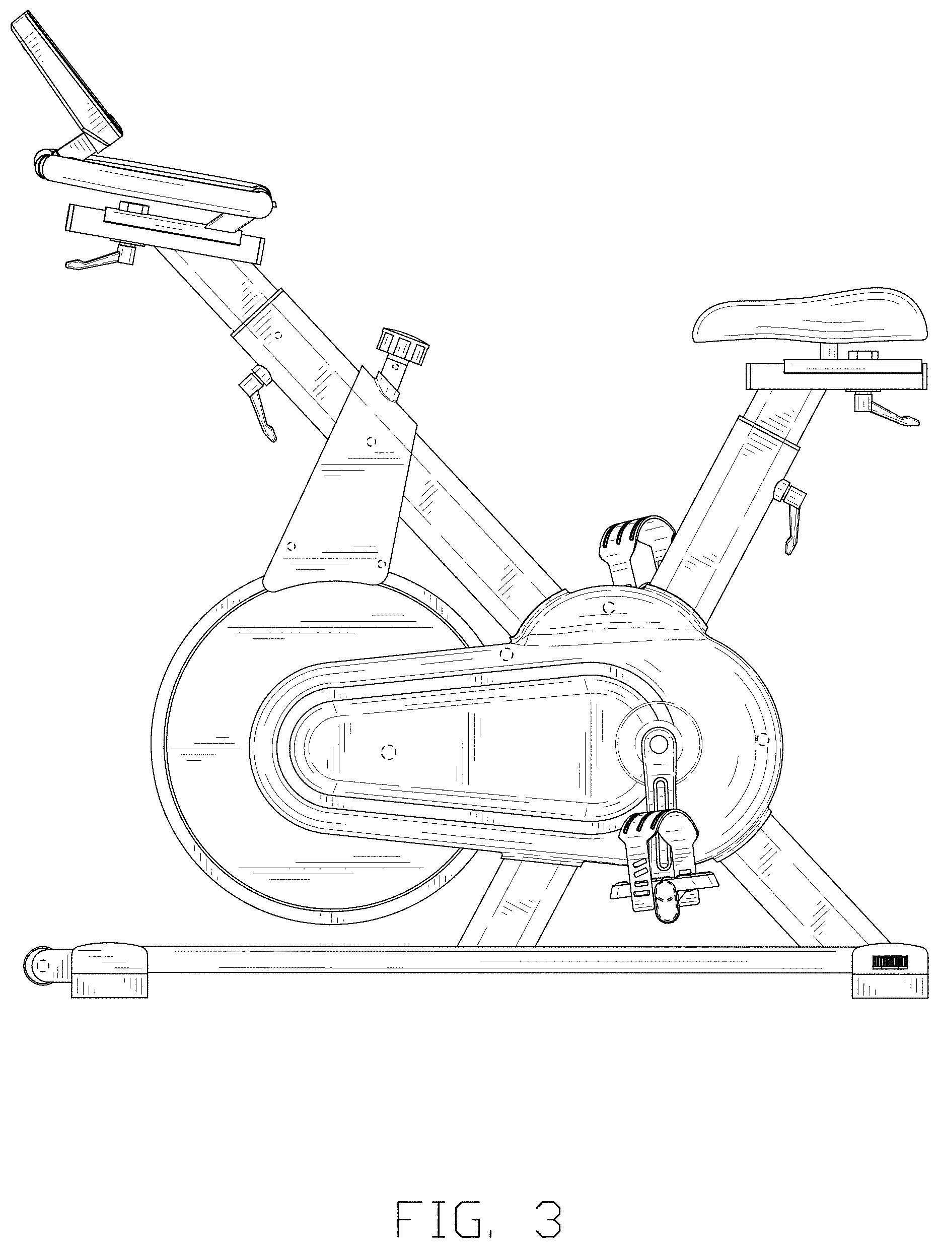 Patent USD1001919 Figure 3 – Exercise bike