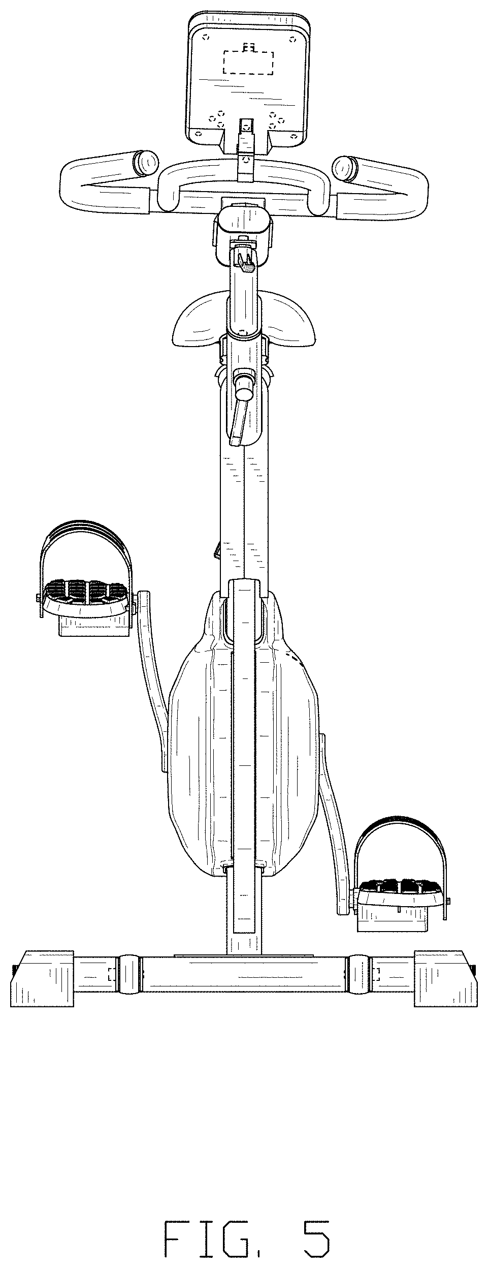 Patent USD1001919 Figure 5 – Exercise bike