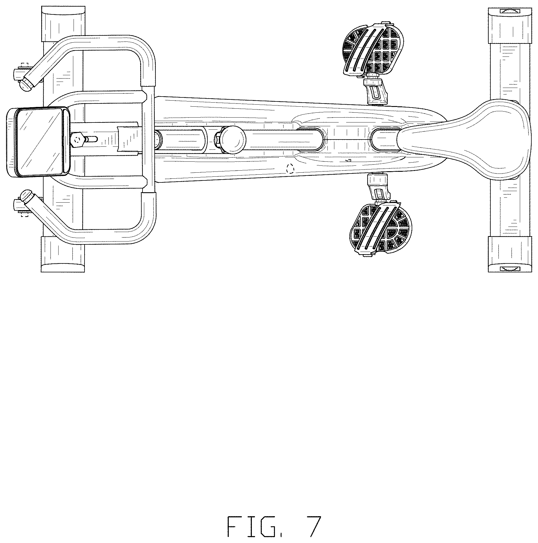 Patent USD1001919 Figure 7 – Exercise bike
