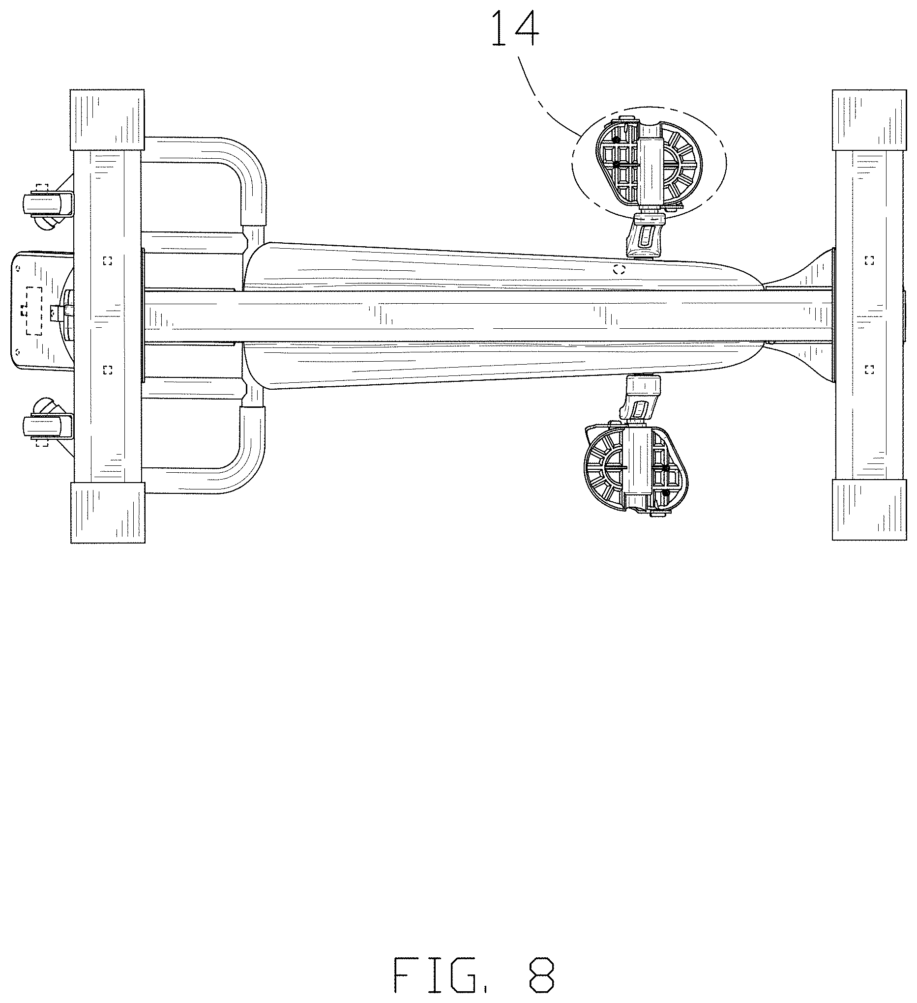 Patent USD1001919 Figure 8 – Exercise bike